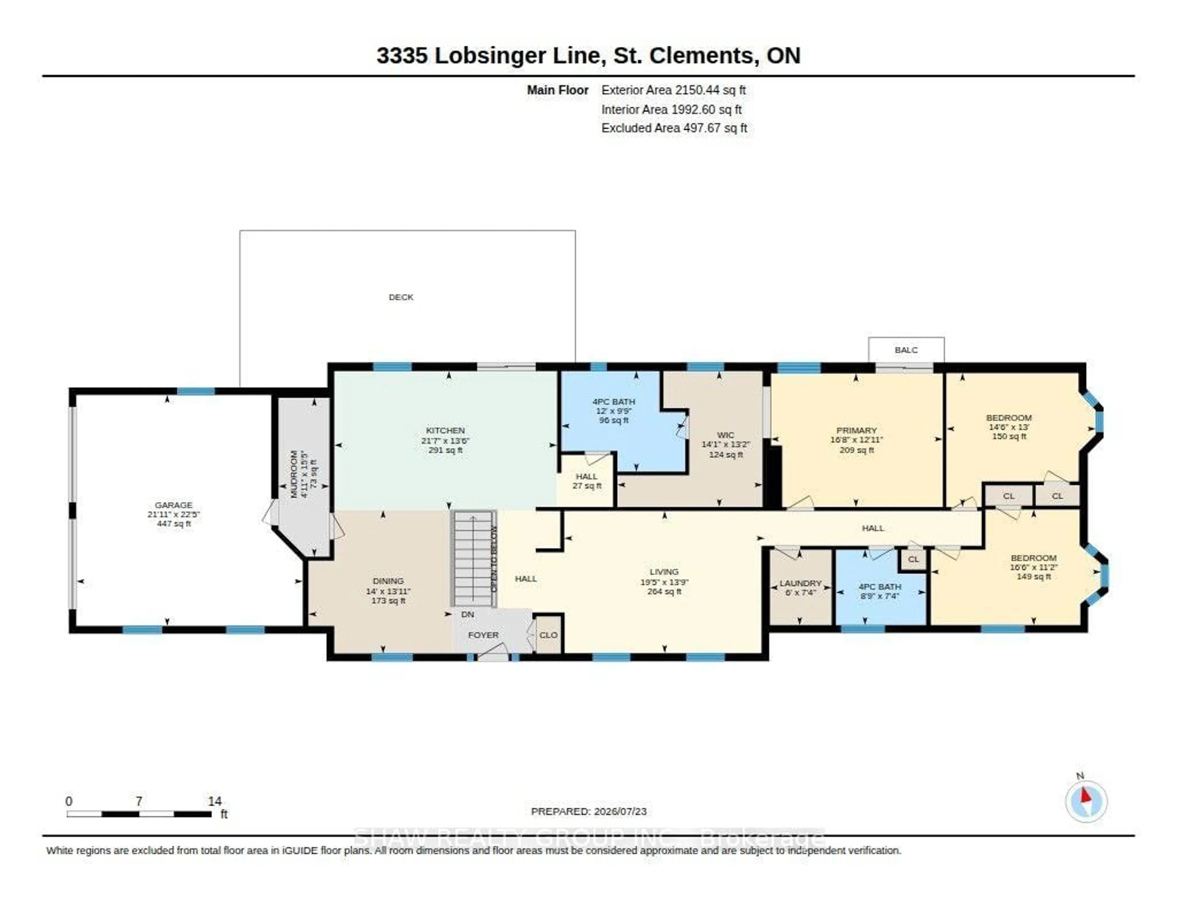Floor plan for 3335 Lobsinger Line, Wellesley Ontario N0B 2M0