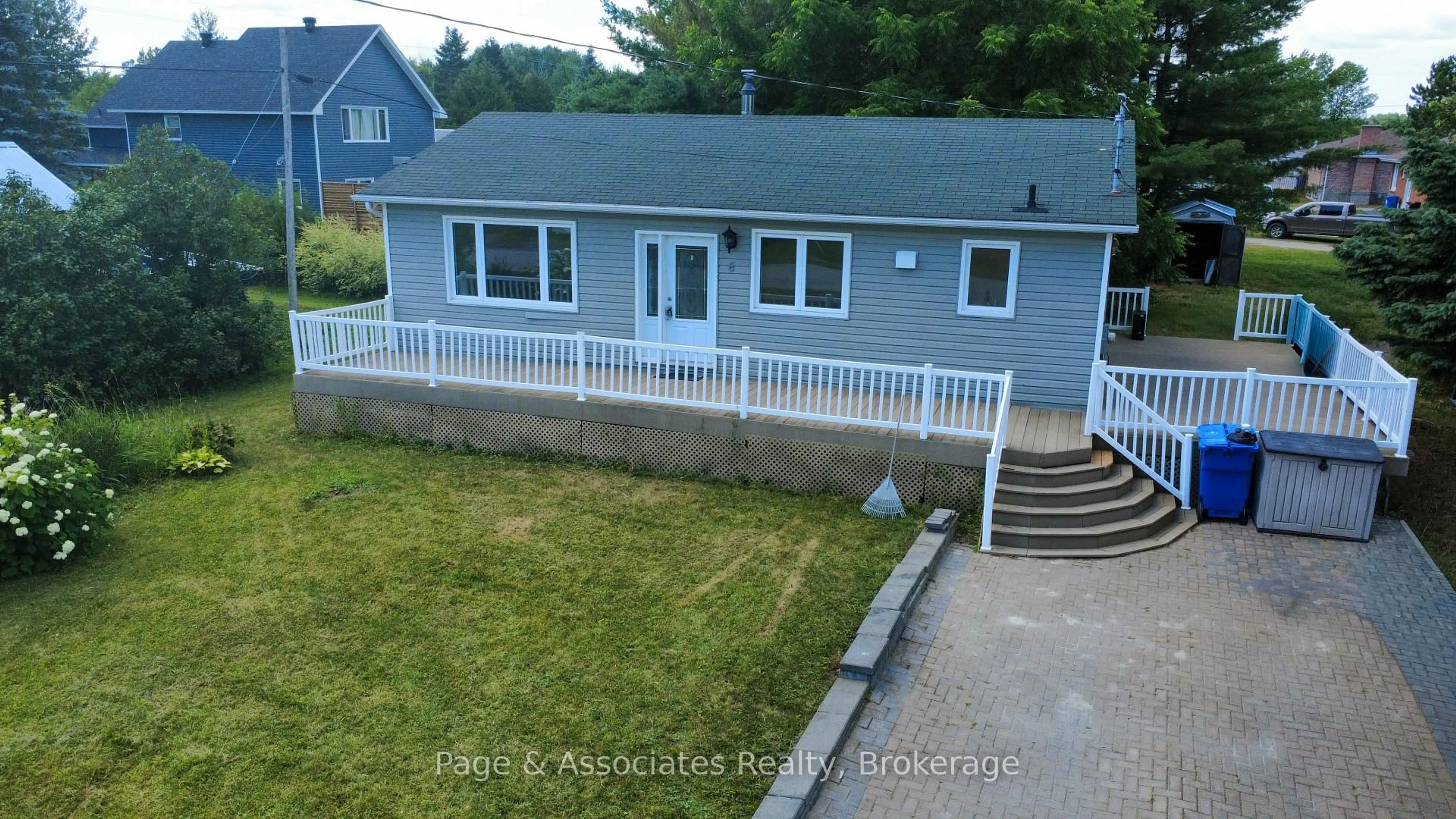 A pic from outside/outdoor area/front of a property/back of a property/a pic from drone, street for 6 Jessup St, West Nipissing Ontario P0H 1G0