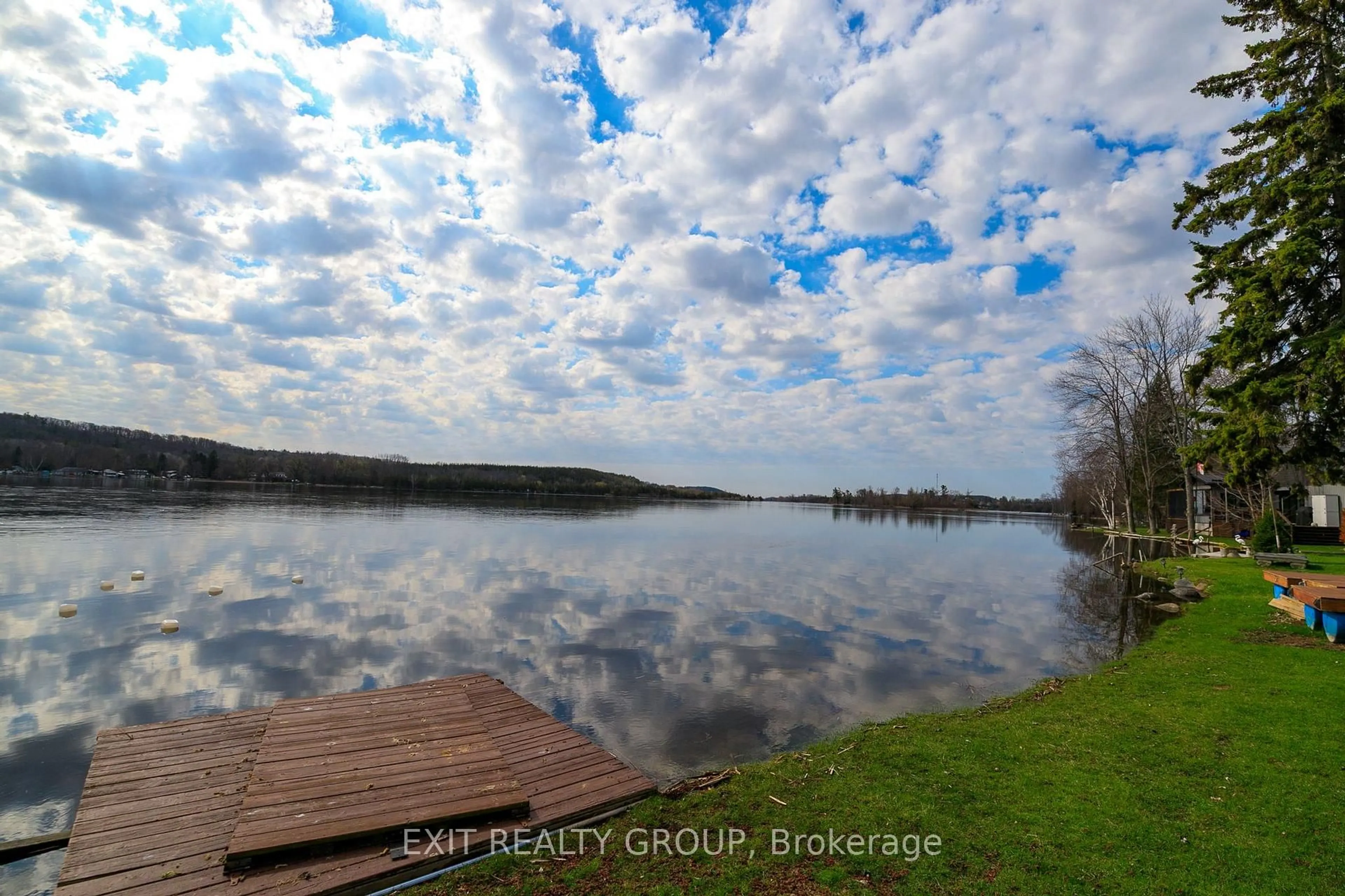 A pic from outside/outdoor area/front of a property/back of a property/a pic from drone, water/lake/river/ocean view for 21 Prior Lane, Hastings Ontario K0K 2C0