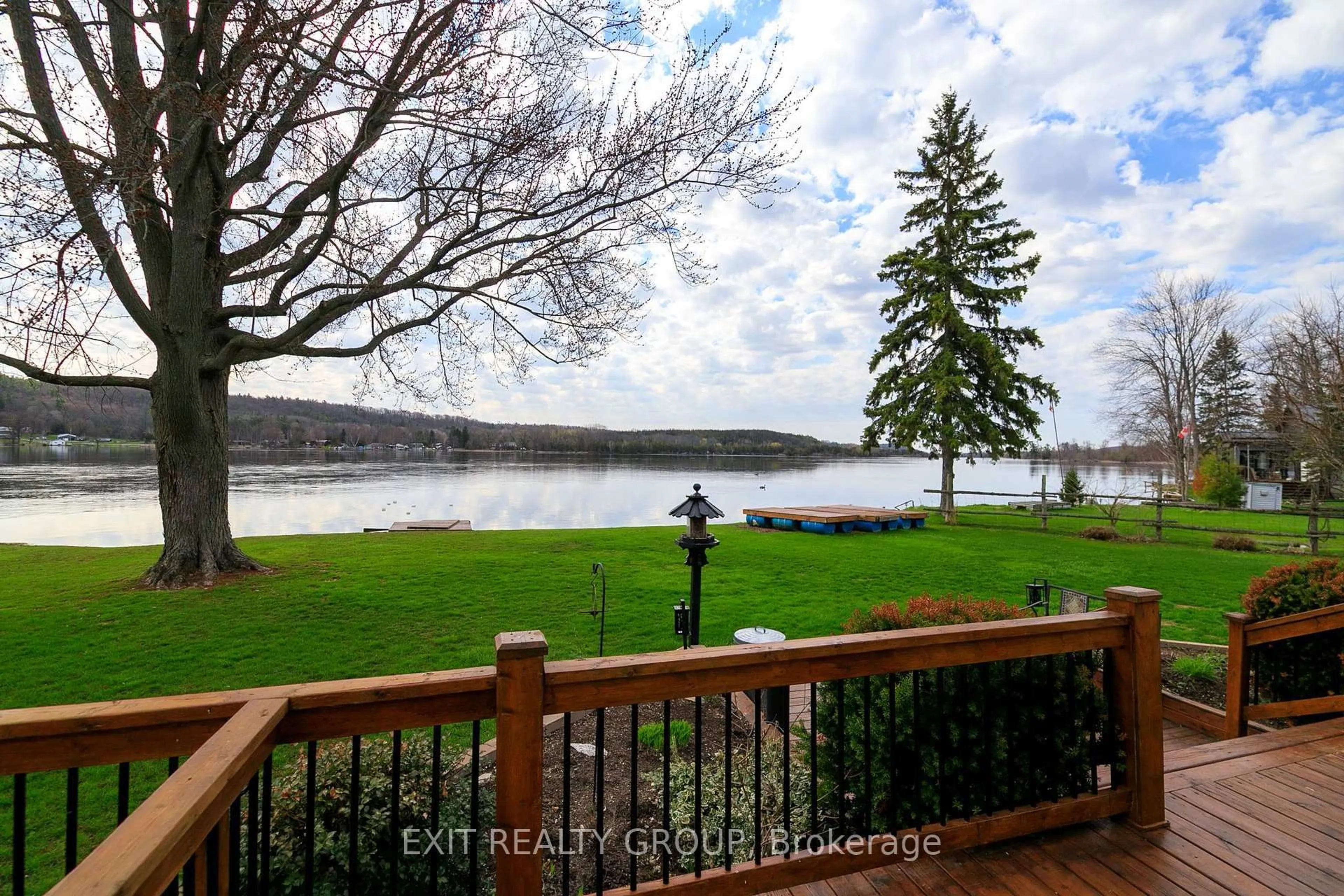 Patio, water/lake/river/ocean view for 21 Prior Lane, Hastings Ontario K0K 2C0