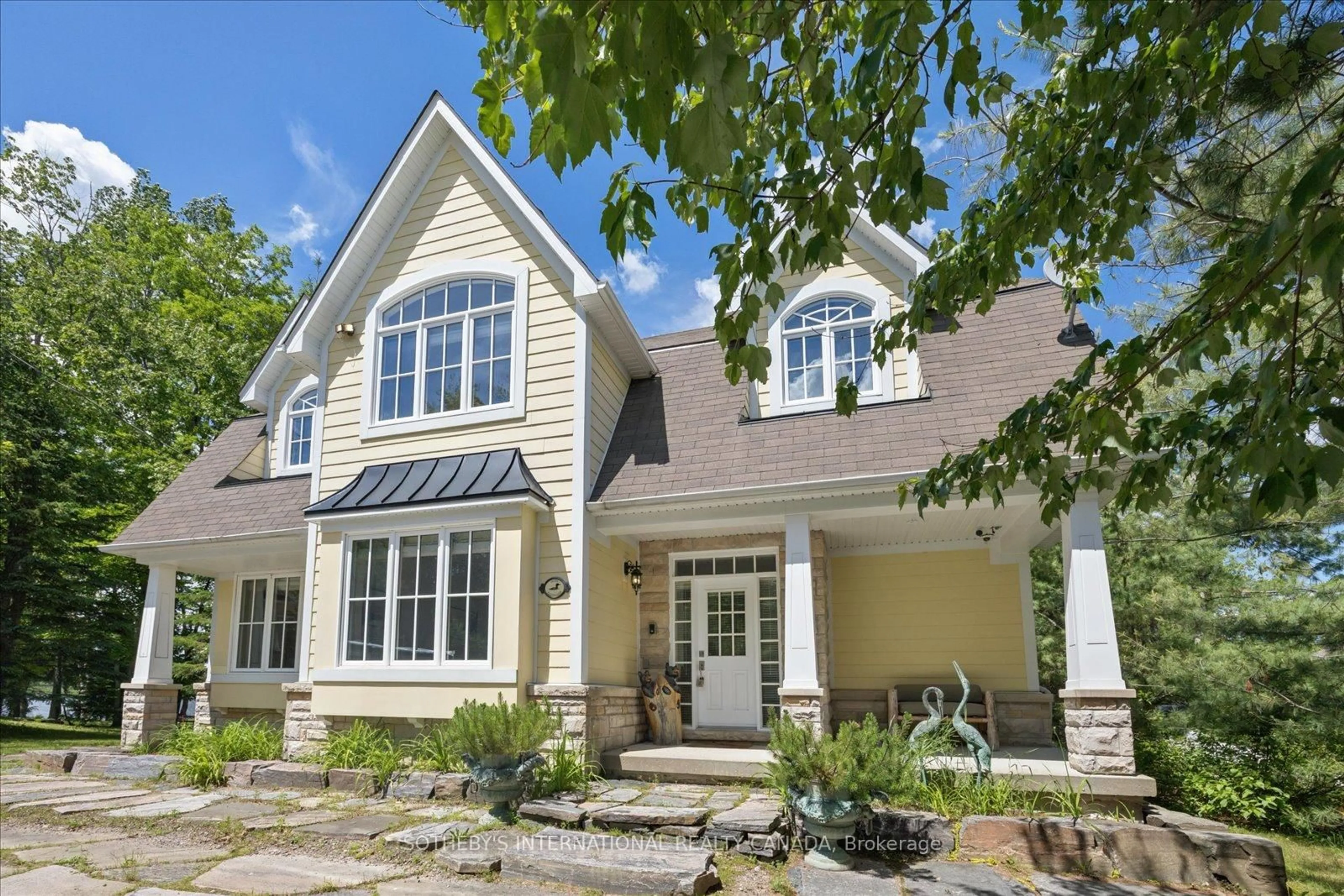 Home with brick exterior material, street for 1214 Hamilton Rd #7, Minden Hills Ontario K0M 2K0