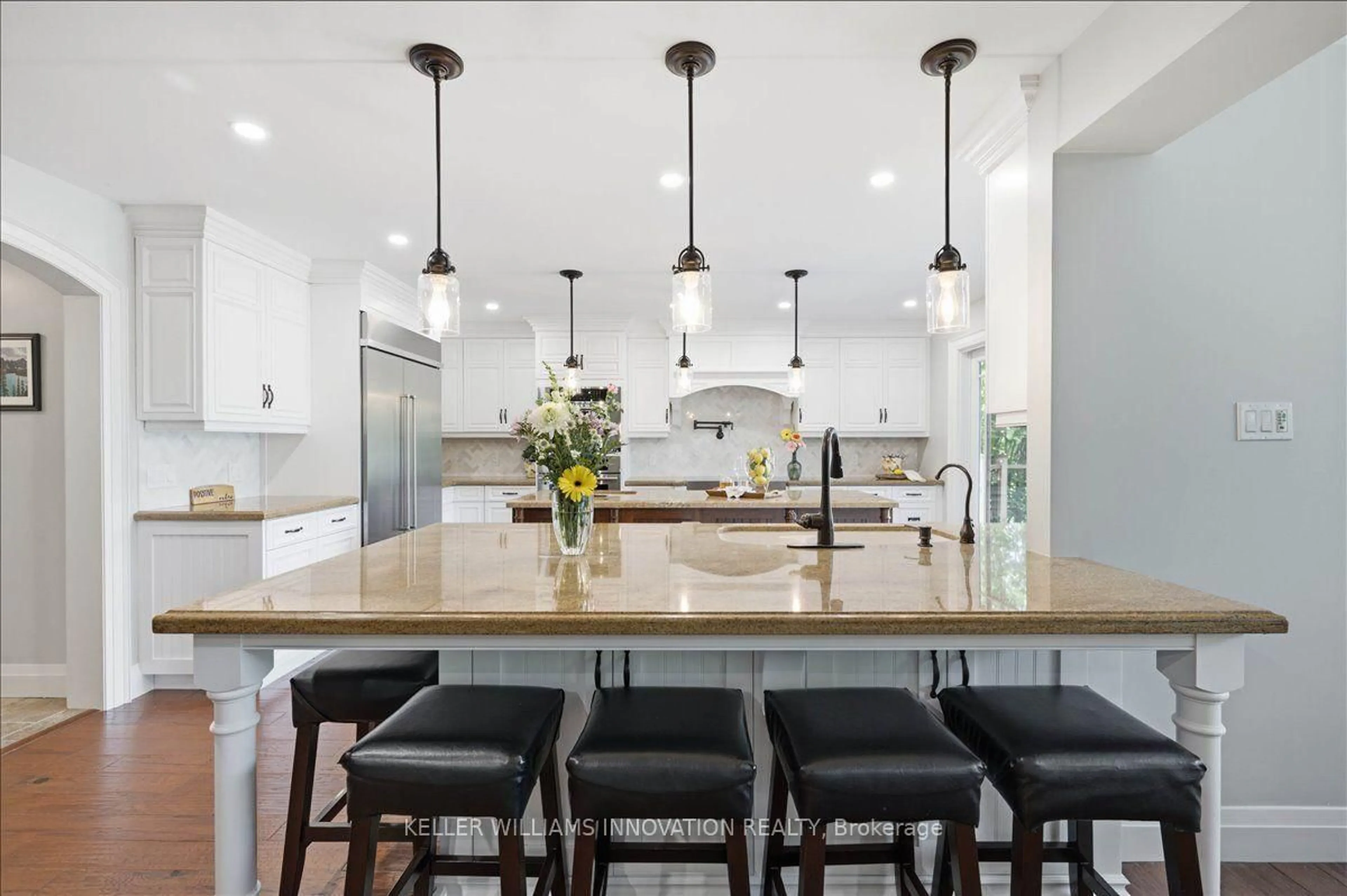 Contemporary kitchen, ceramic/tile floor for 1635 Sandhills Rd, Wilmot Ontario N3A 3B2