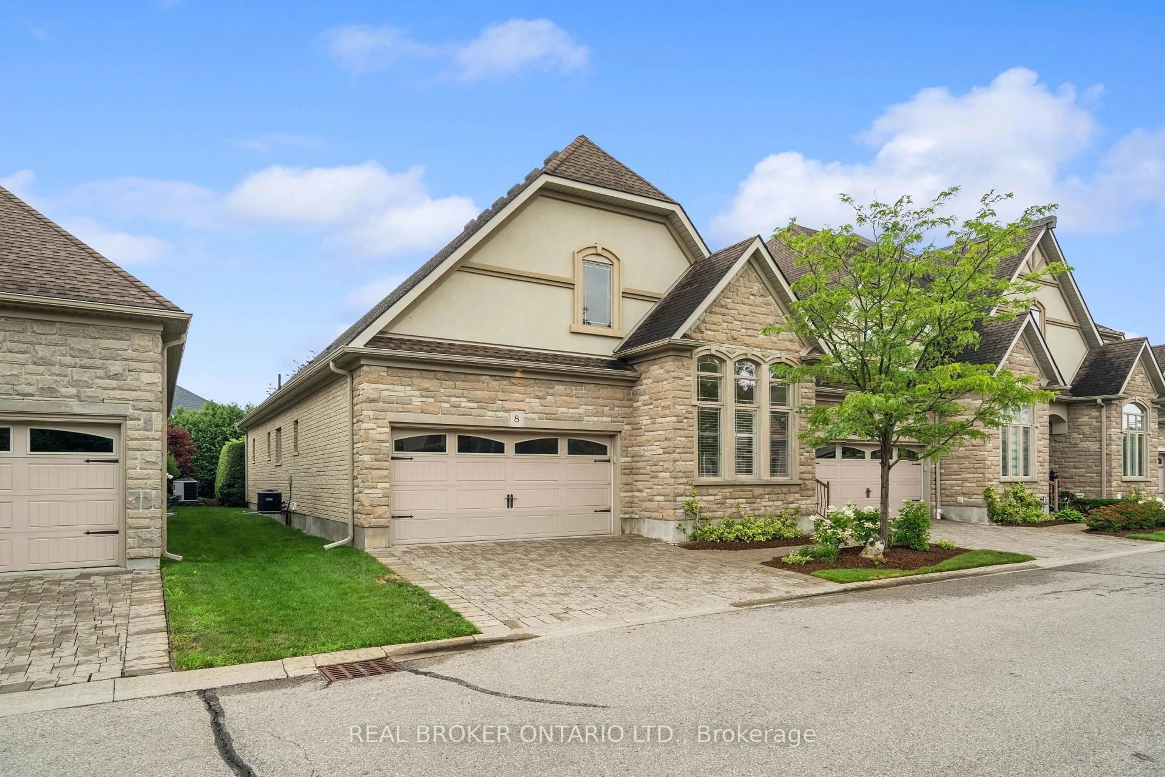 Home with brick exterior material, street for 19 Simmonds Dr #8, Guelph Ontario N1E 0H4