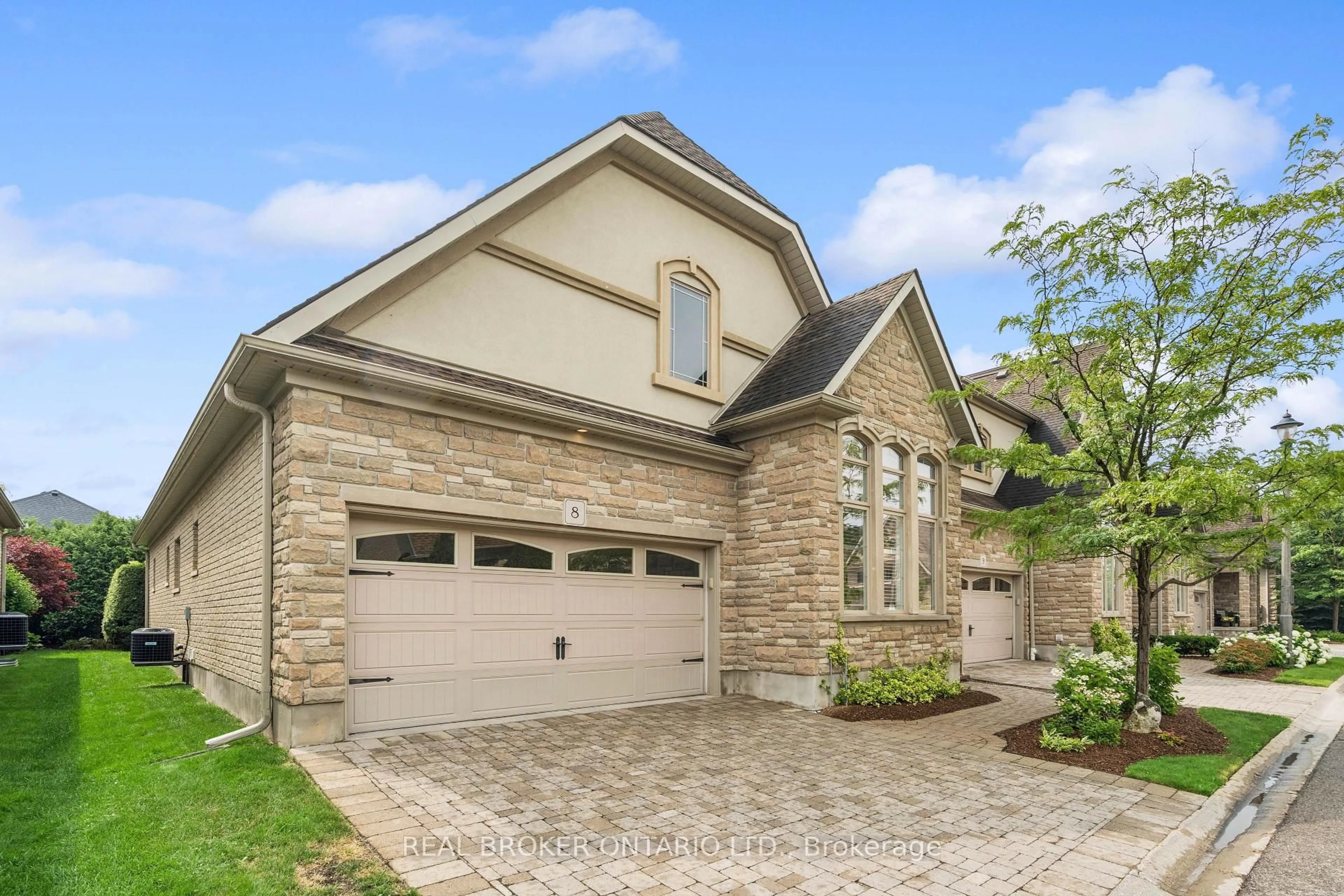 Home with brick exterior material, street for 19 Simmonds Dr #8, Guelph Ontario N1E 0H4