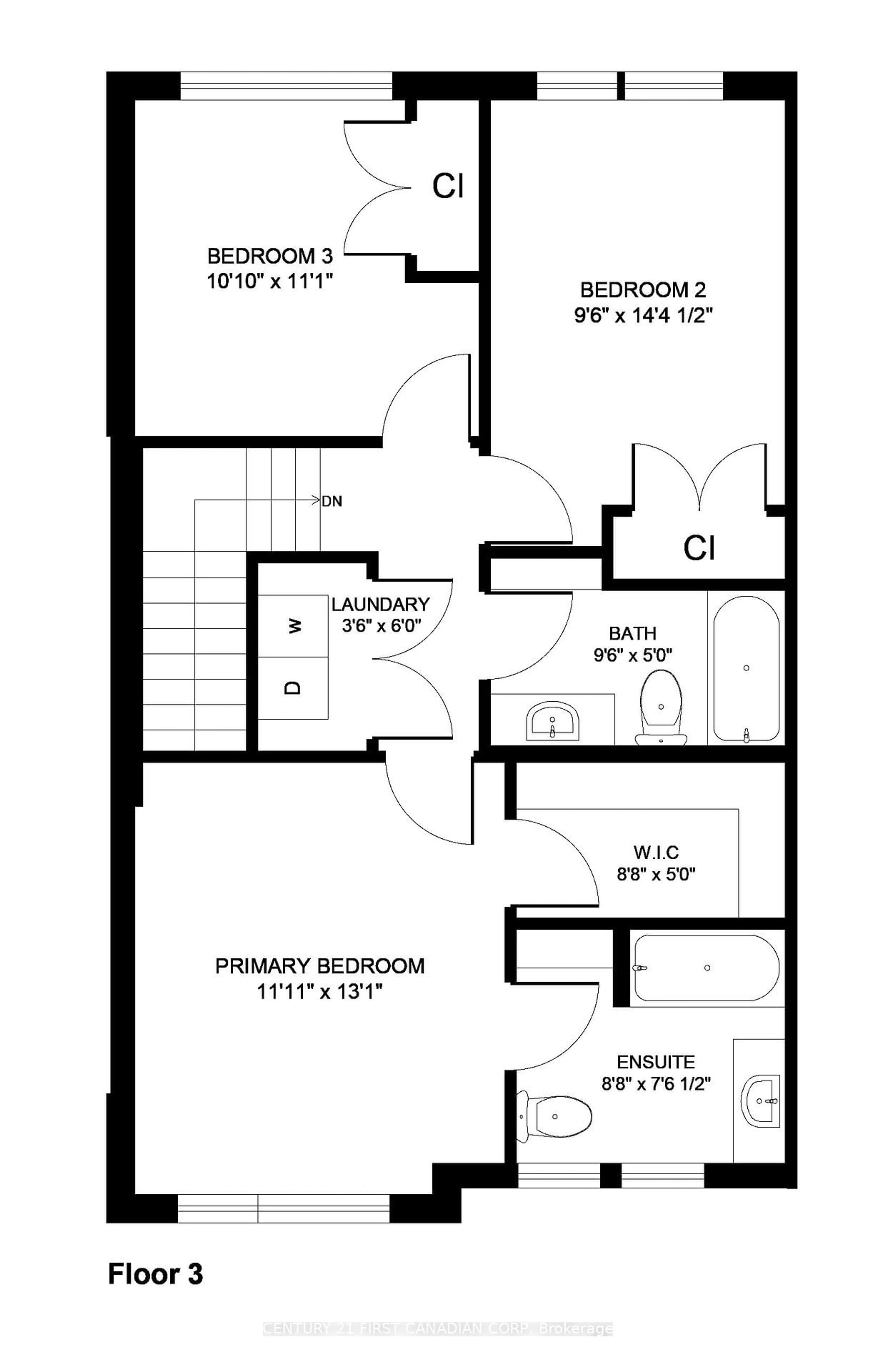 Floor plan for 4210 CALHOUN Way #1, London South Ontario N6P 1J9