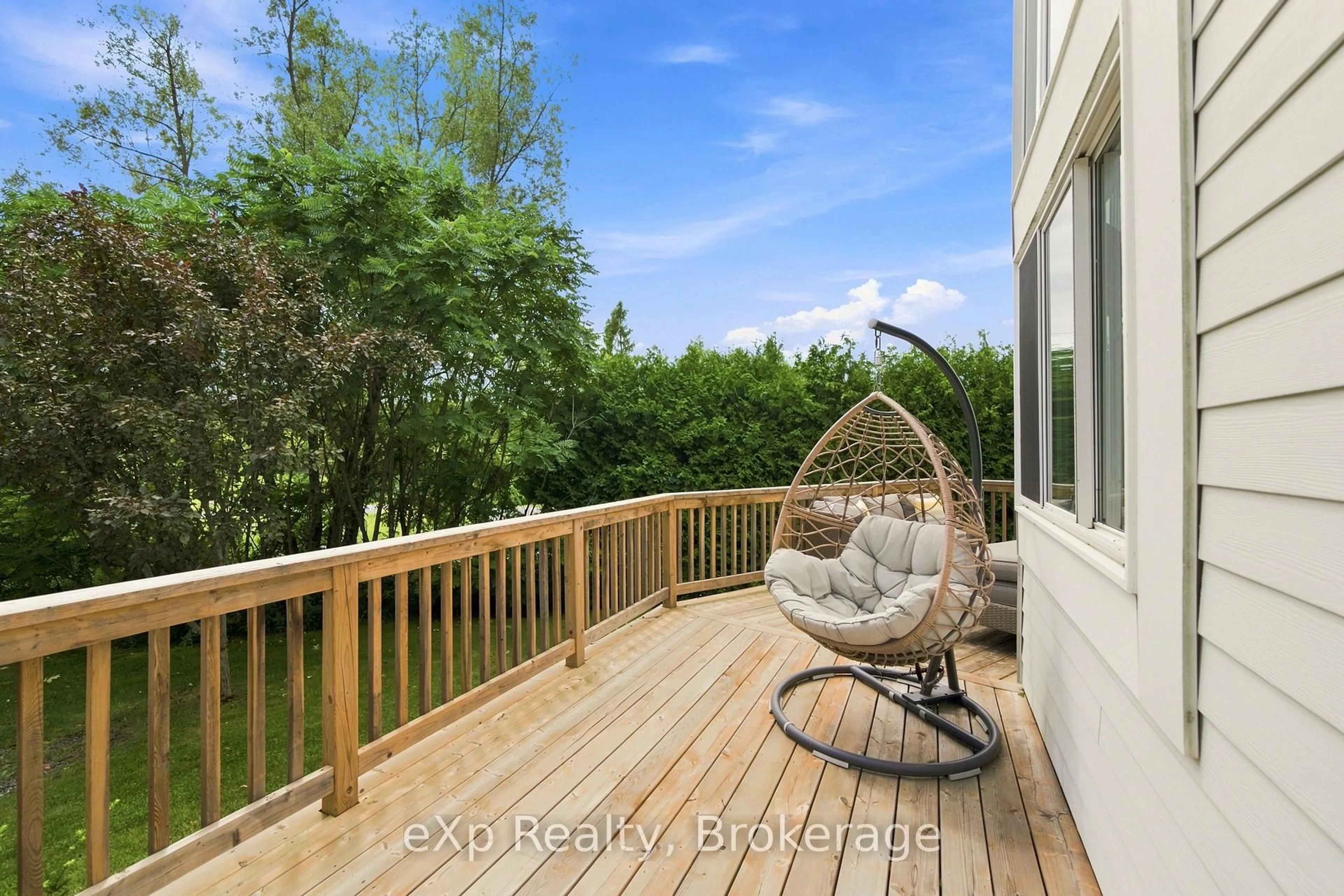 Patio, water/lake/river/ocean view for 7690 Bickle Hill Rd, Hamilton Township Ontario K9A 4J7