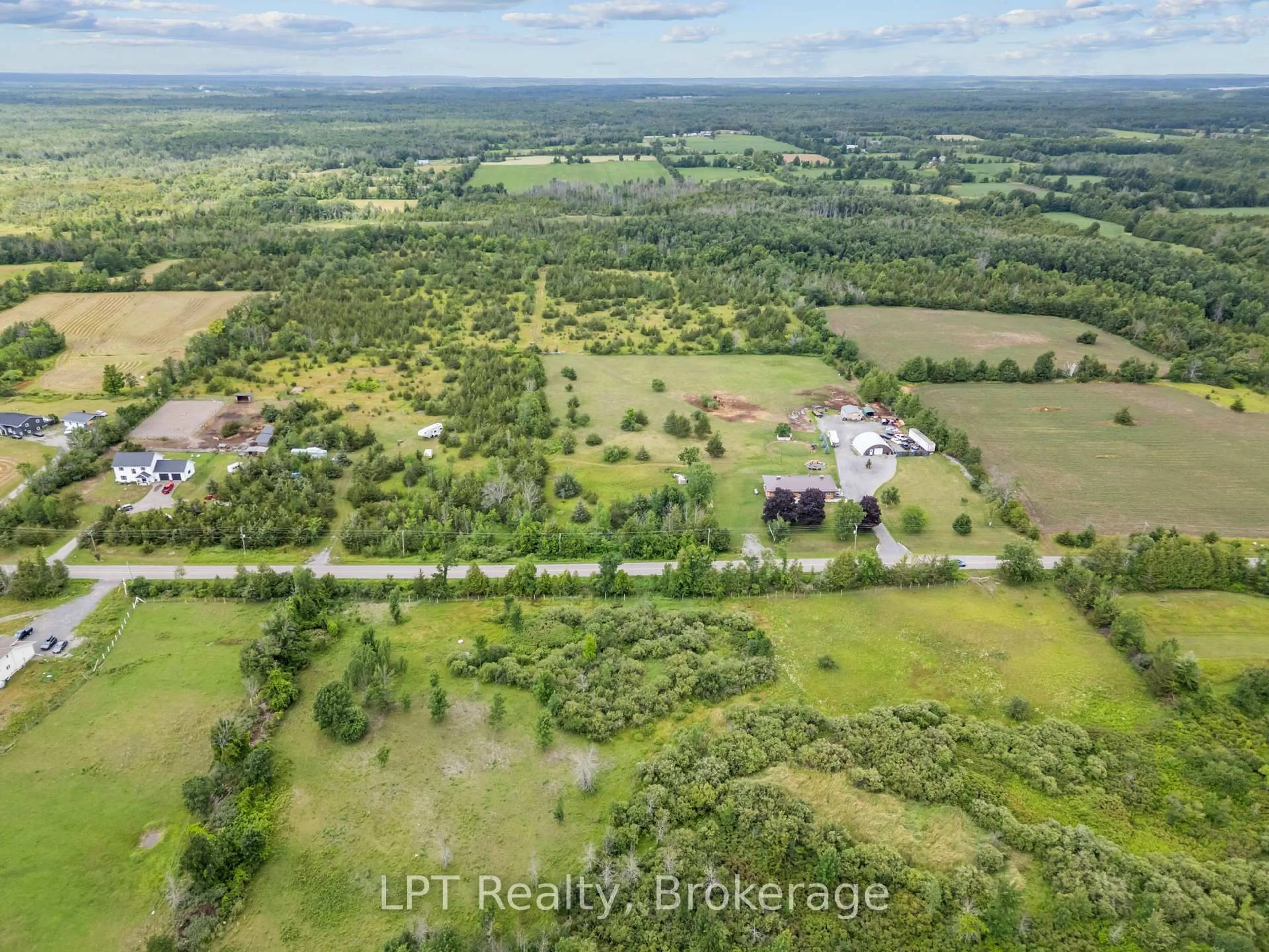 A pic from outside/outdoor area/front of a property/back of a property/a pic from drone, forest/trees view for 2110 13th Line, Trent Hills Ontario K0K 2M0