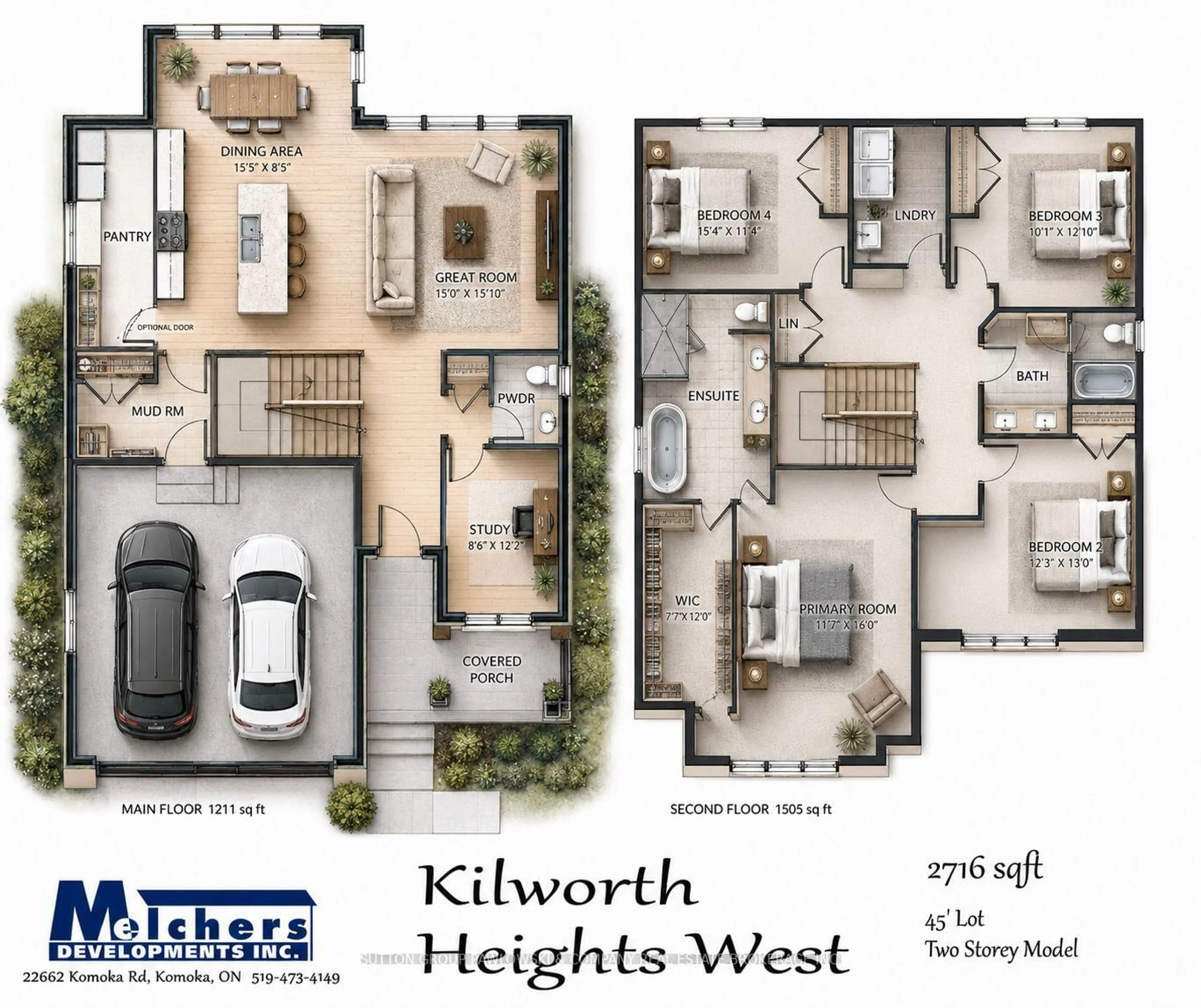 Floor plan for 87 ALLISTER Dr #Lot #22, Middlesex Centre Ontario N0L 1R0