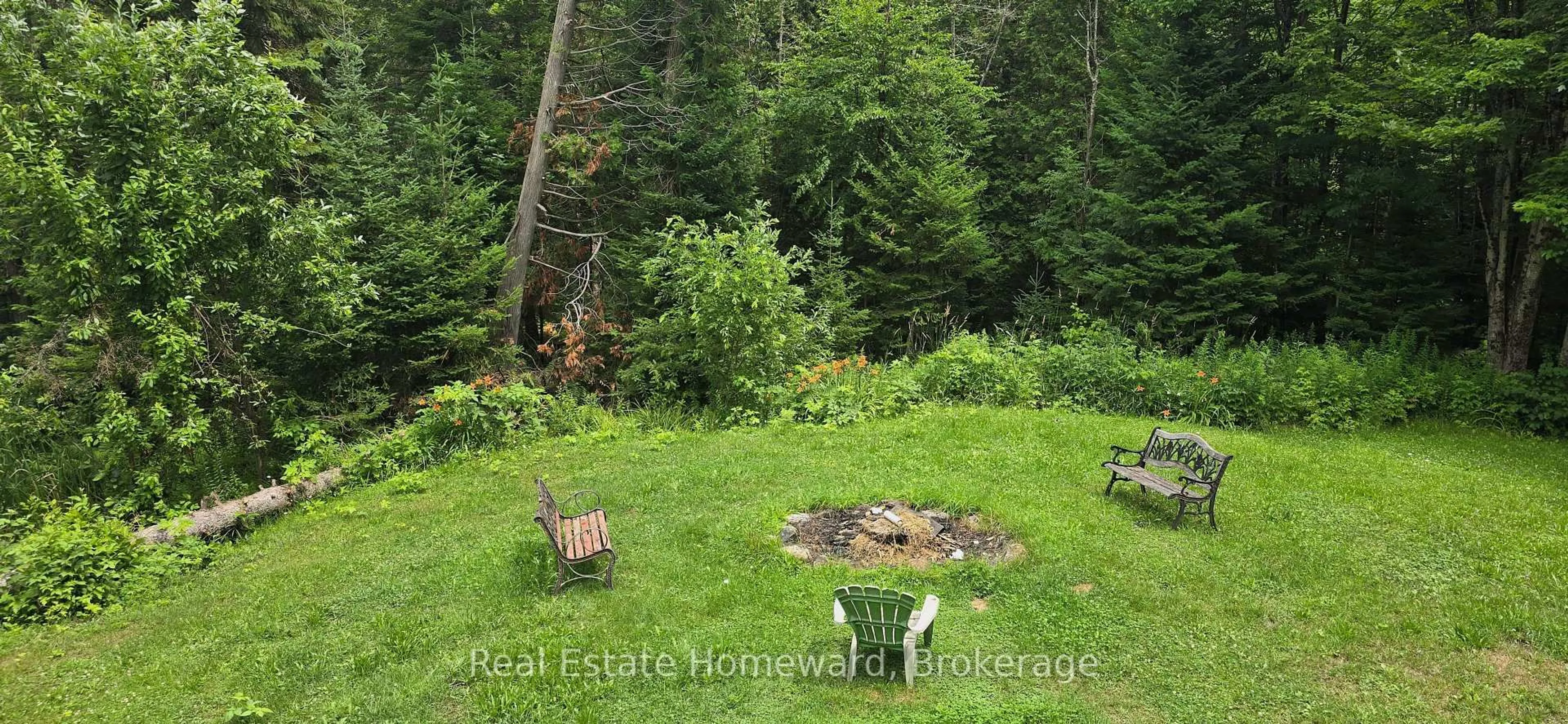 Patio, forest/trees view for 2896 Brunel Rd, Huntsville Ontario P1H 2J3