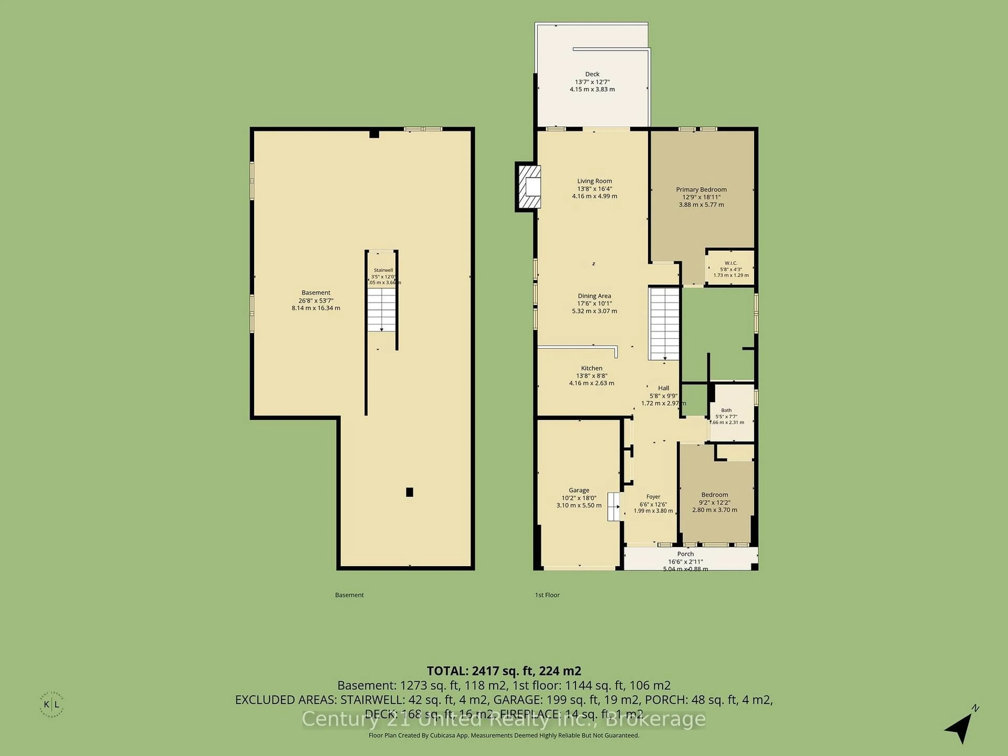 Floor plan for 606 Settlers Rdge, Peterborough Ontario K9L 0G3
