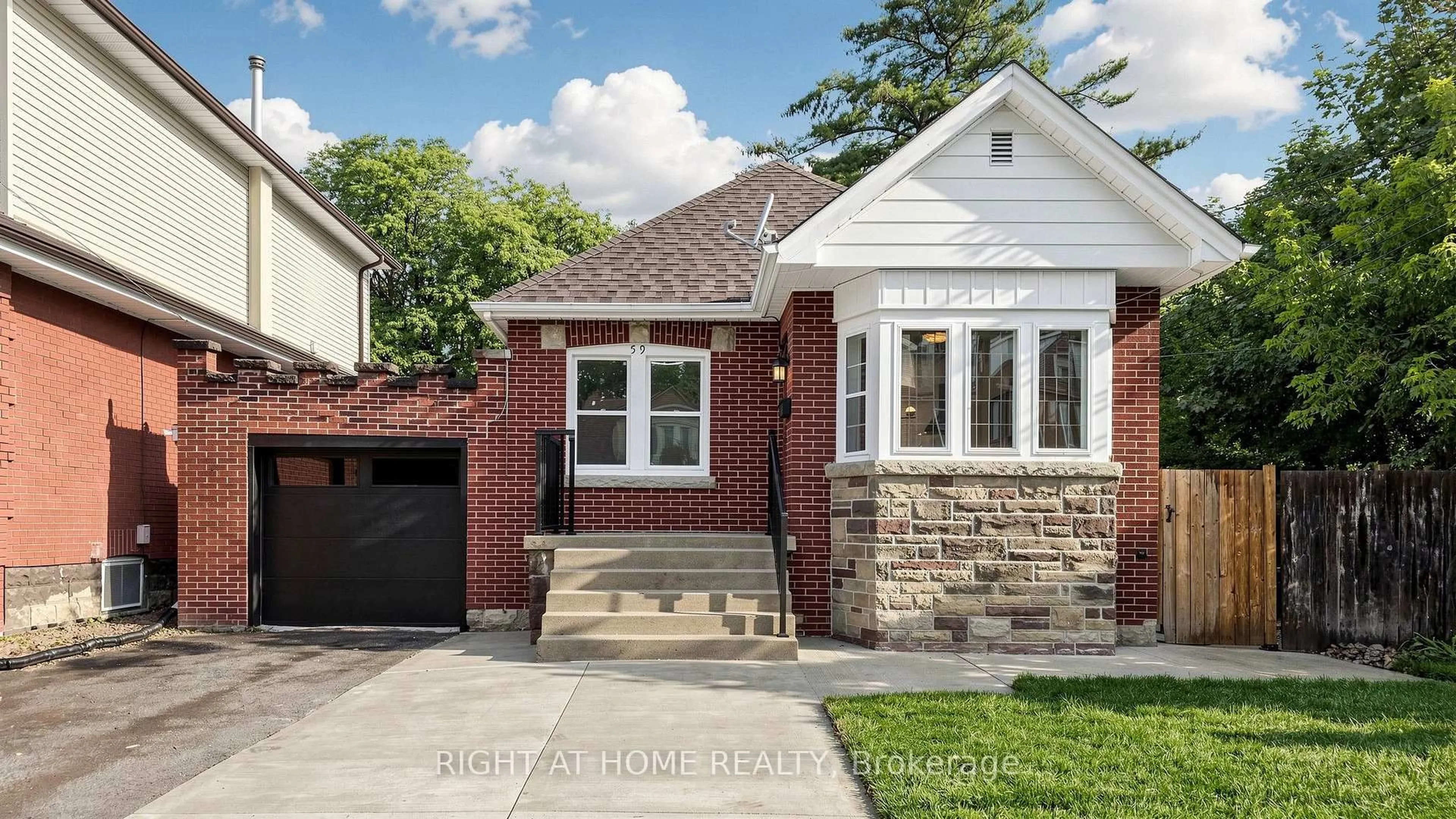 Home with brick exterior material, street for 59 Longwood Rd, Hamilton Ontario L8S 3V2