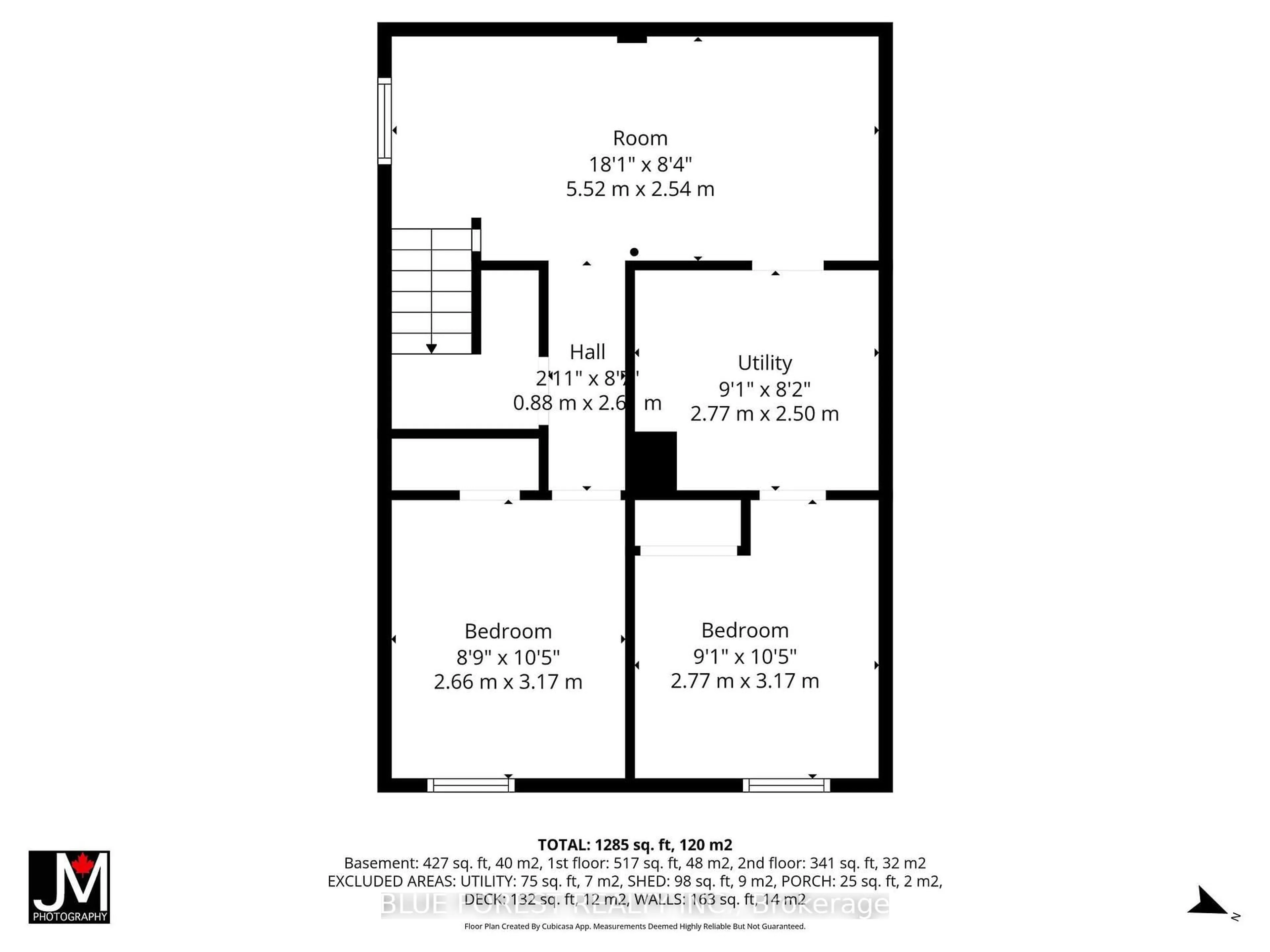 Floor plan for 751 Curry St, London East Ontario N5Y 1N5