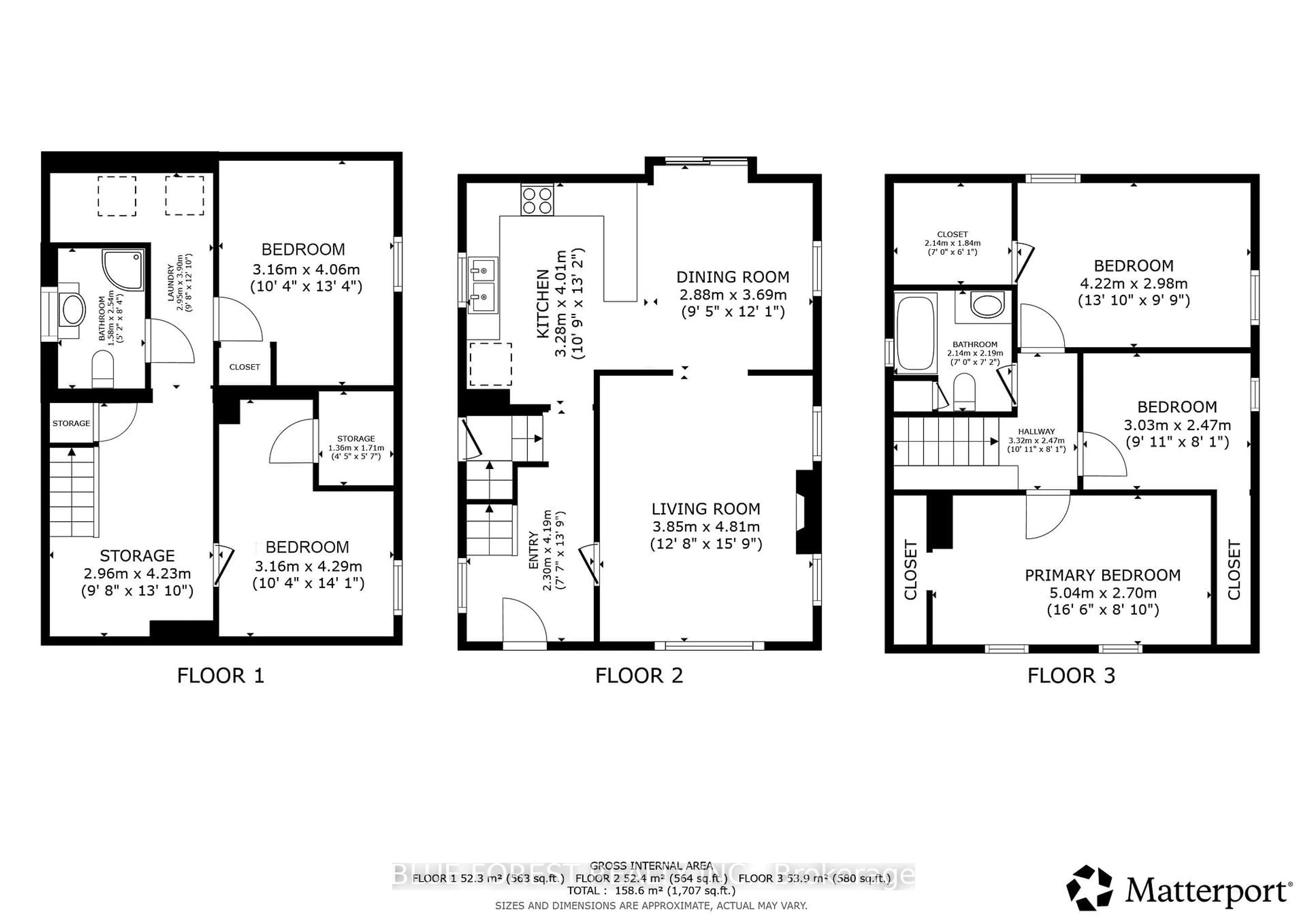 Floor plan for 1047 Patricia St, London East Ontario N6A 3V3