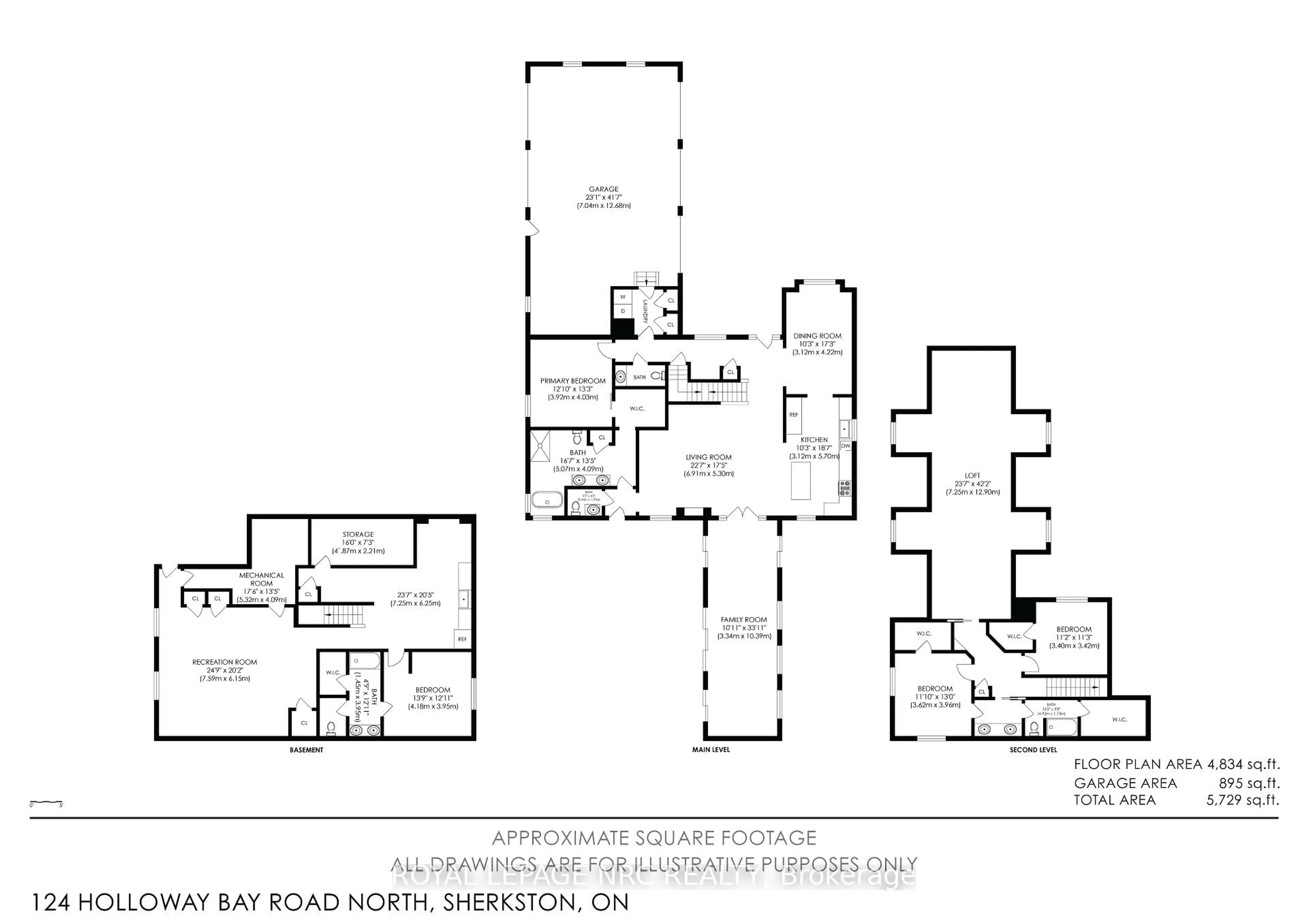 Floor plan for 124 Holloway Bay Rd, Fort Erie Ontario L0S 1R0