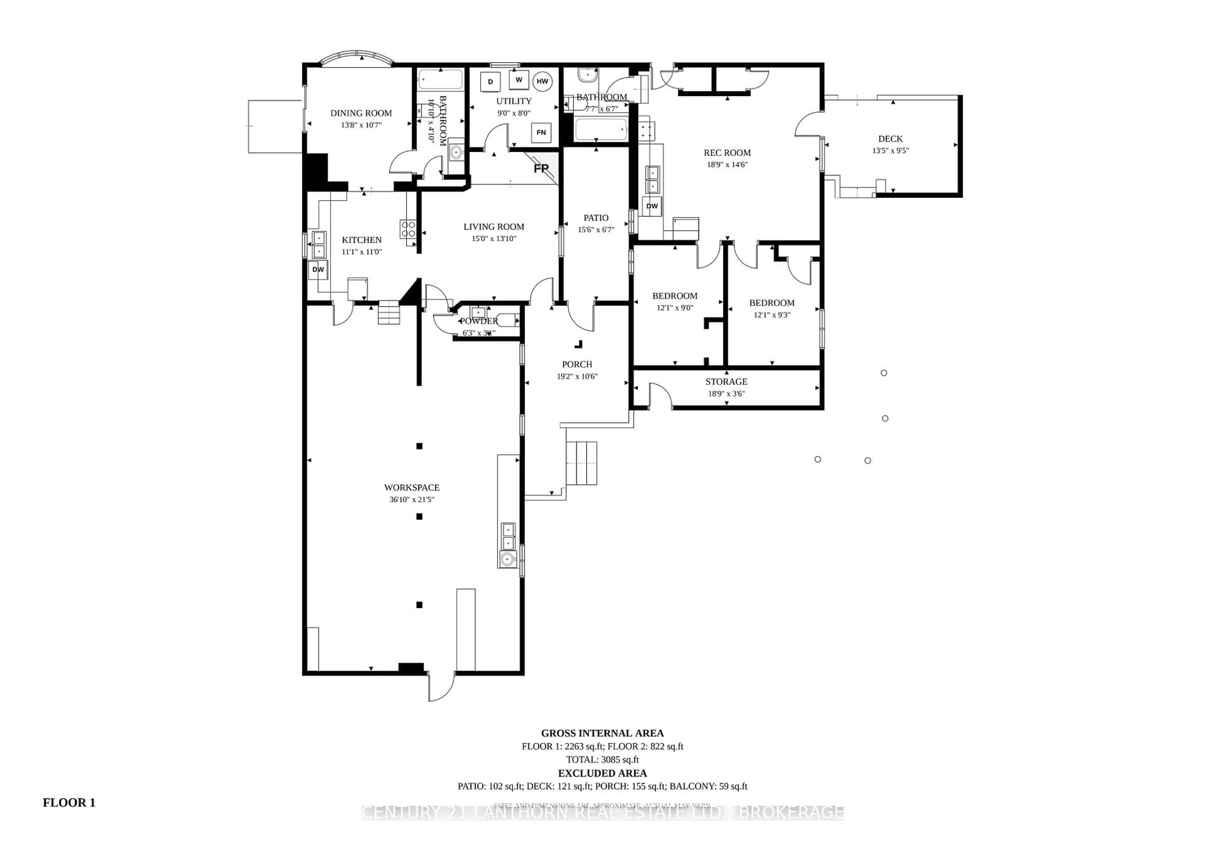 Floor plan for 139 Drennan St, Kingston Ontario K7K 2S7