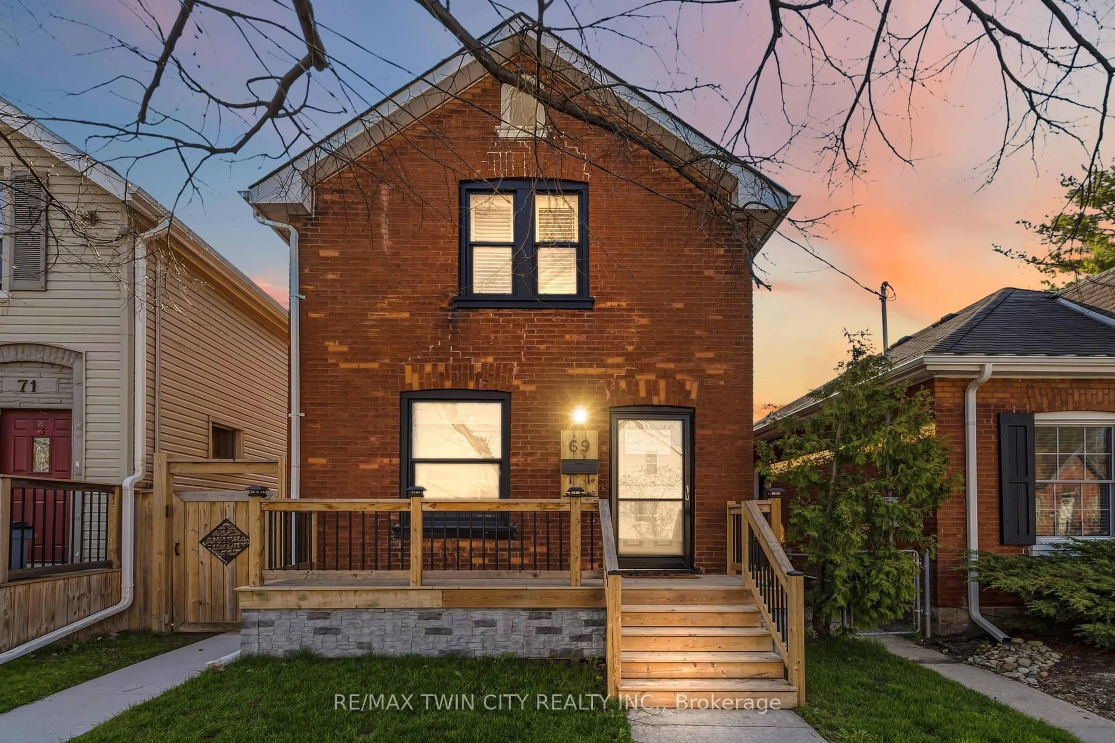 Home with brick exterior material, street for 69 St Paul Ave, Brantford Ontario N3T 4E7