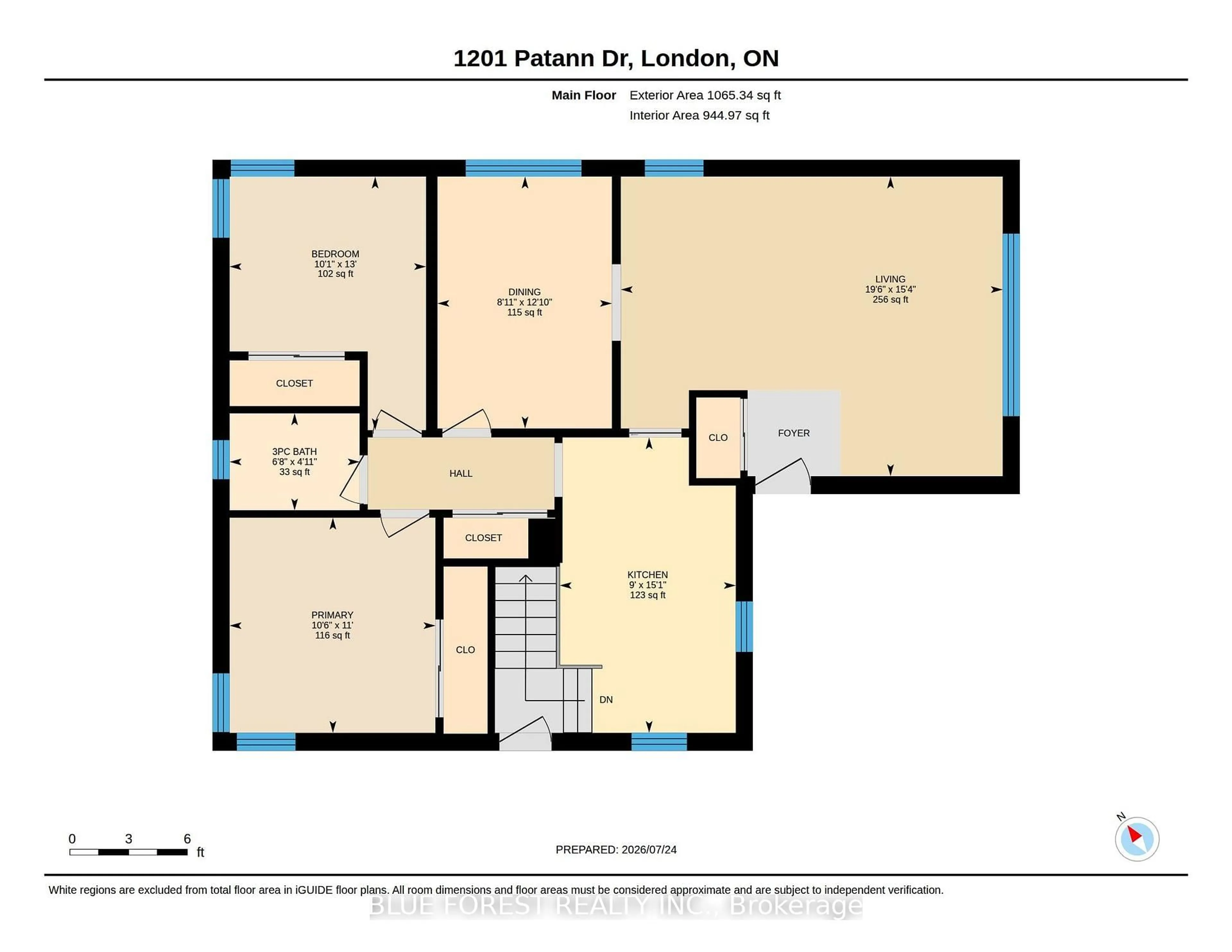 Floor plan for 1201 Patann Dr, London East Ontario N5V 2J3