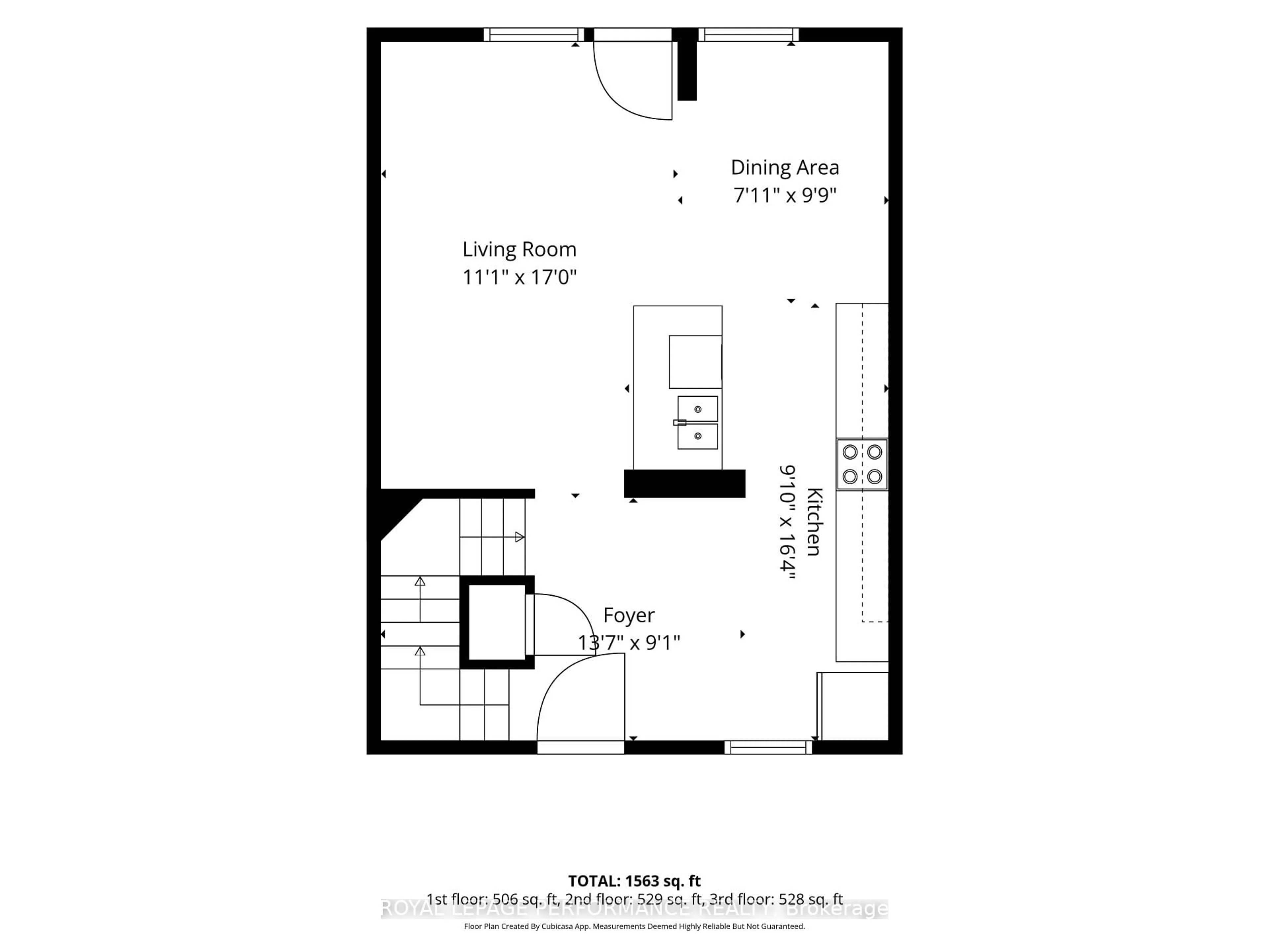 Floor plan for 1335 bethamy Lane, Ottawa Ontario K1J 8P3
