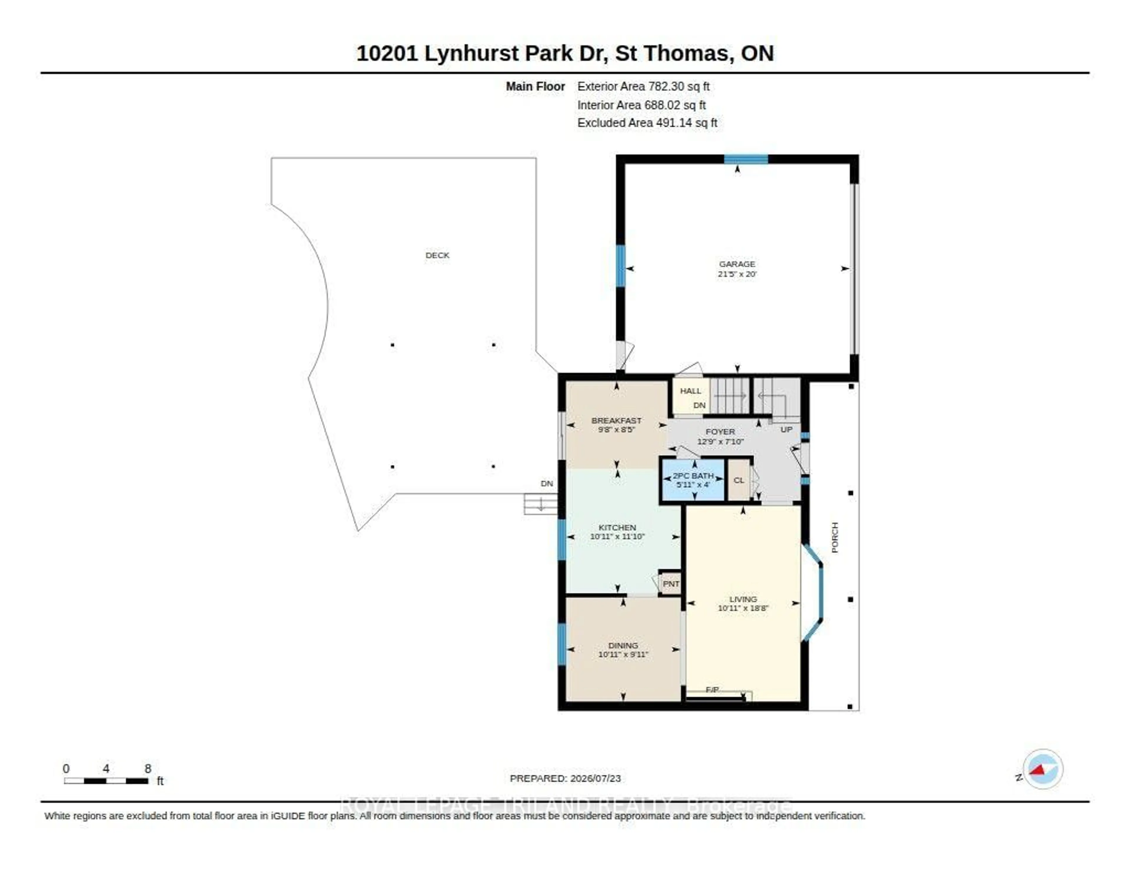 Floor plan for 10201 Lynhurst Park Dr, Southwold Ontario N5P 2E5