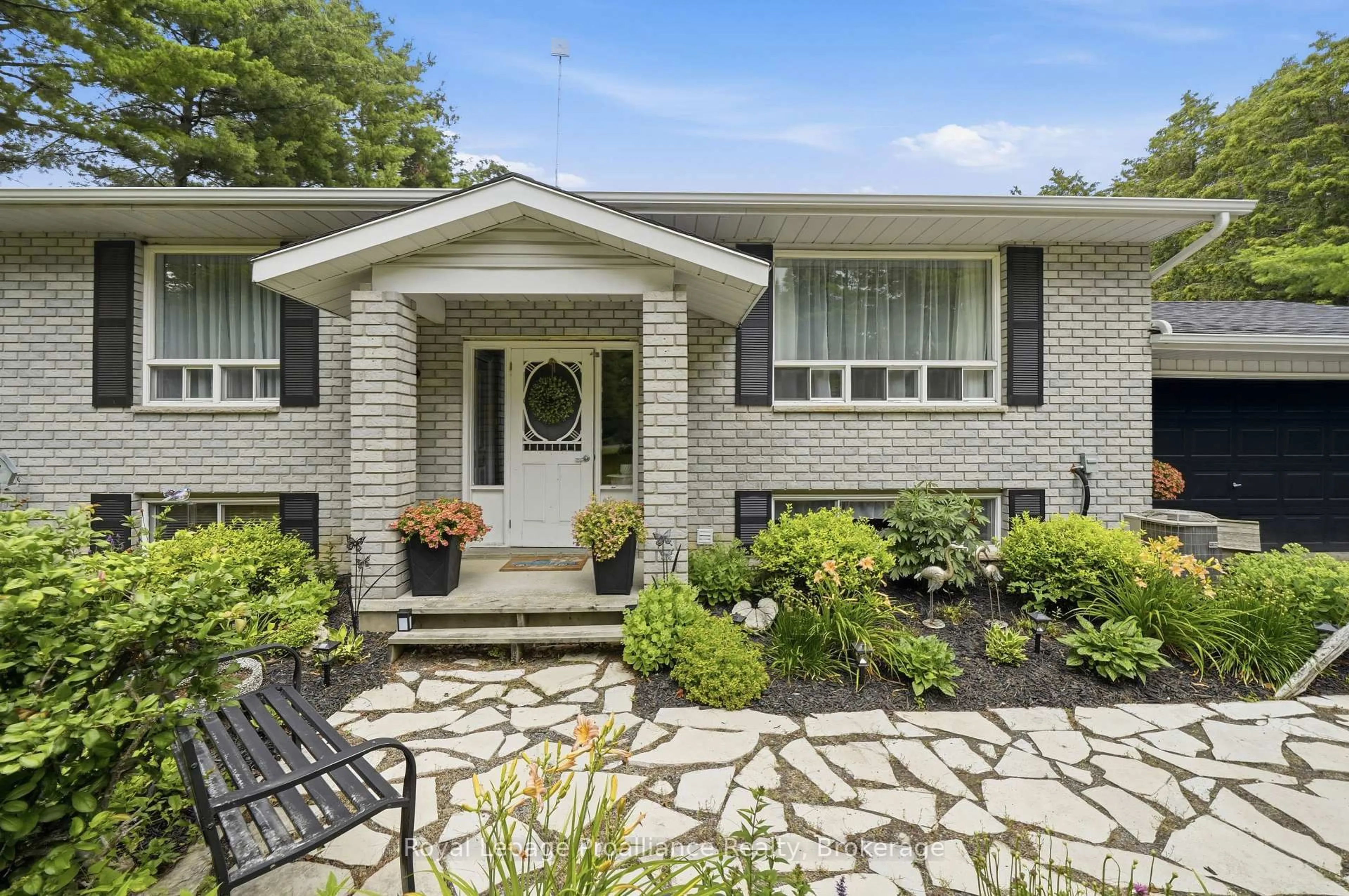 Home with brick exterior material, street for 384 Carson Rd, Thomasburg Ontario K0K 3H0