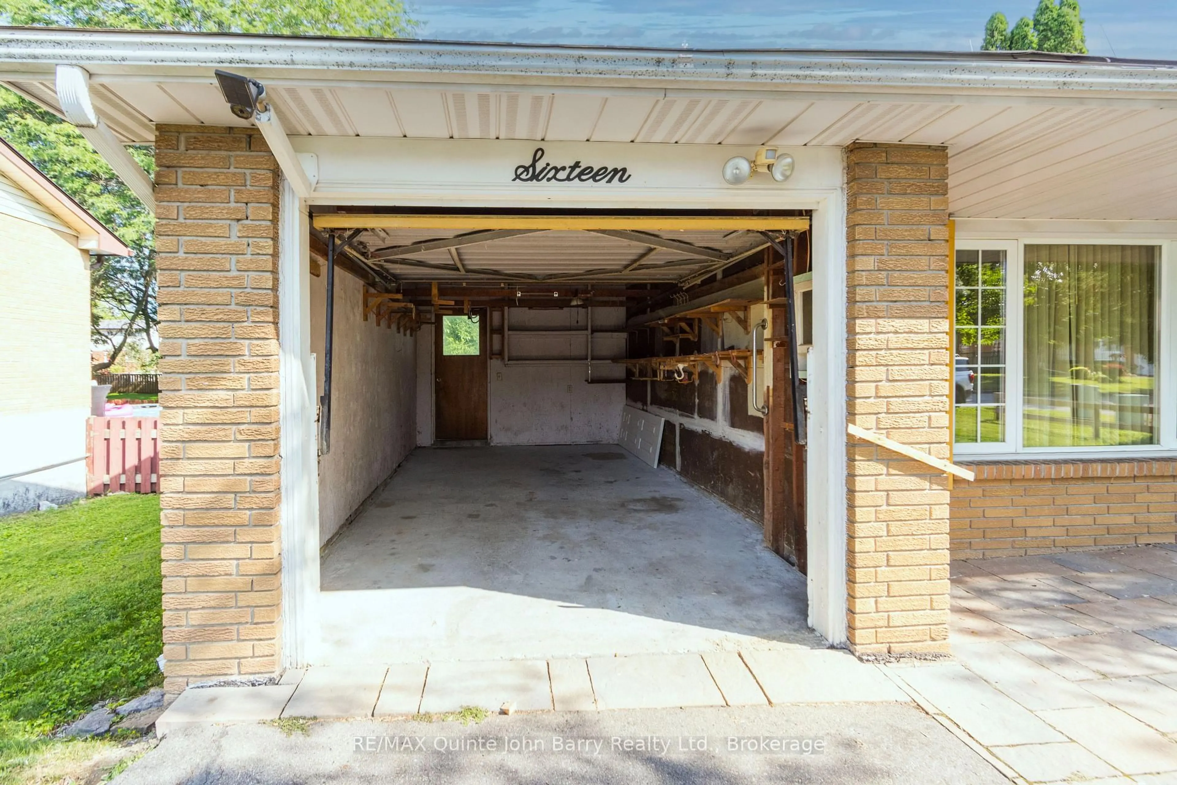 Indoor garage for 16 Austin St, Quinte West Ontario K8V 1Z4