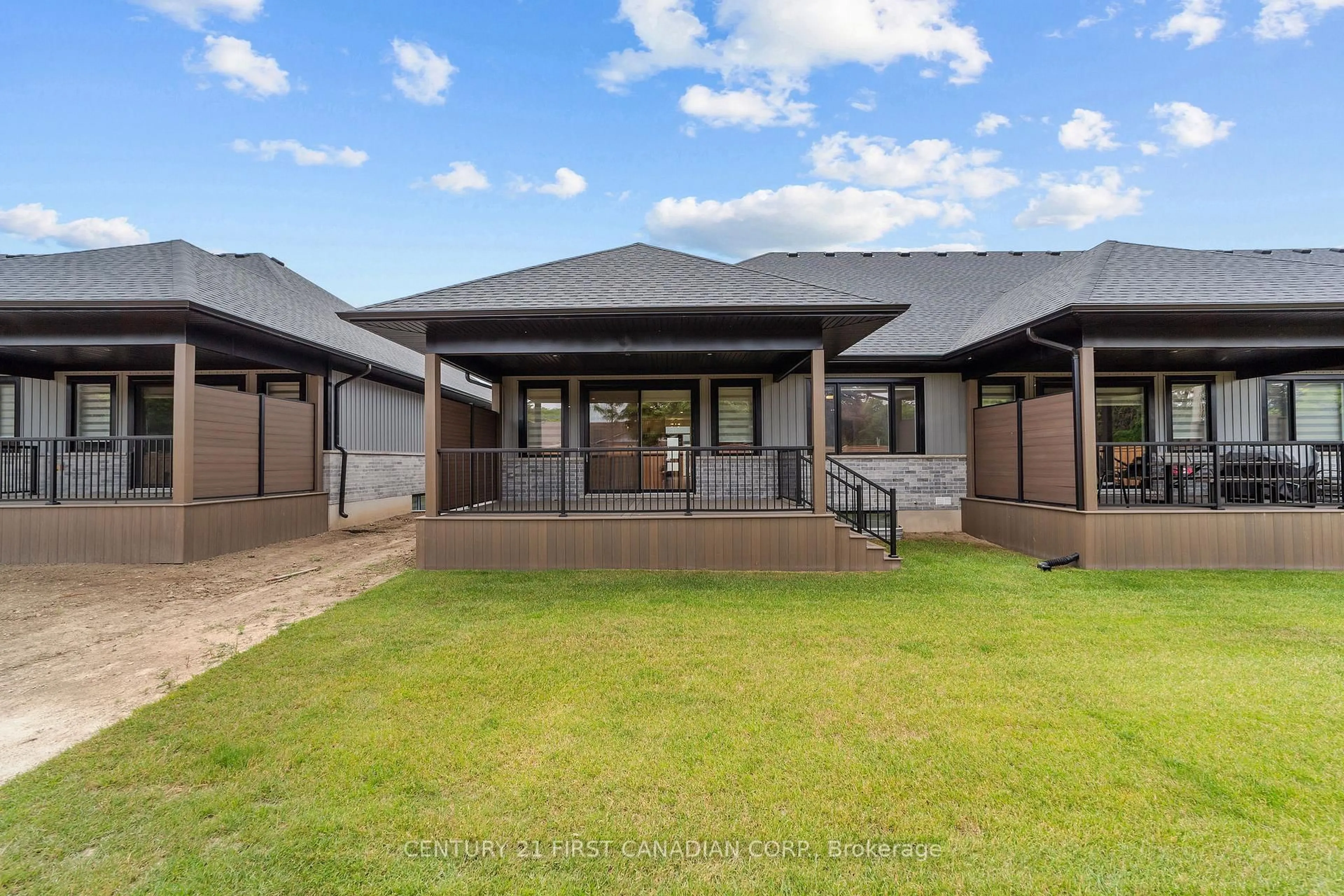 A pic from outside/outdoor area/front of a property/back of a property/a pic from drone, unknown for 32 Postma St #18, North Middlesex Ontario N0M 1A0