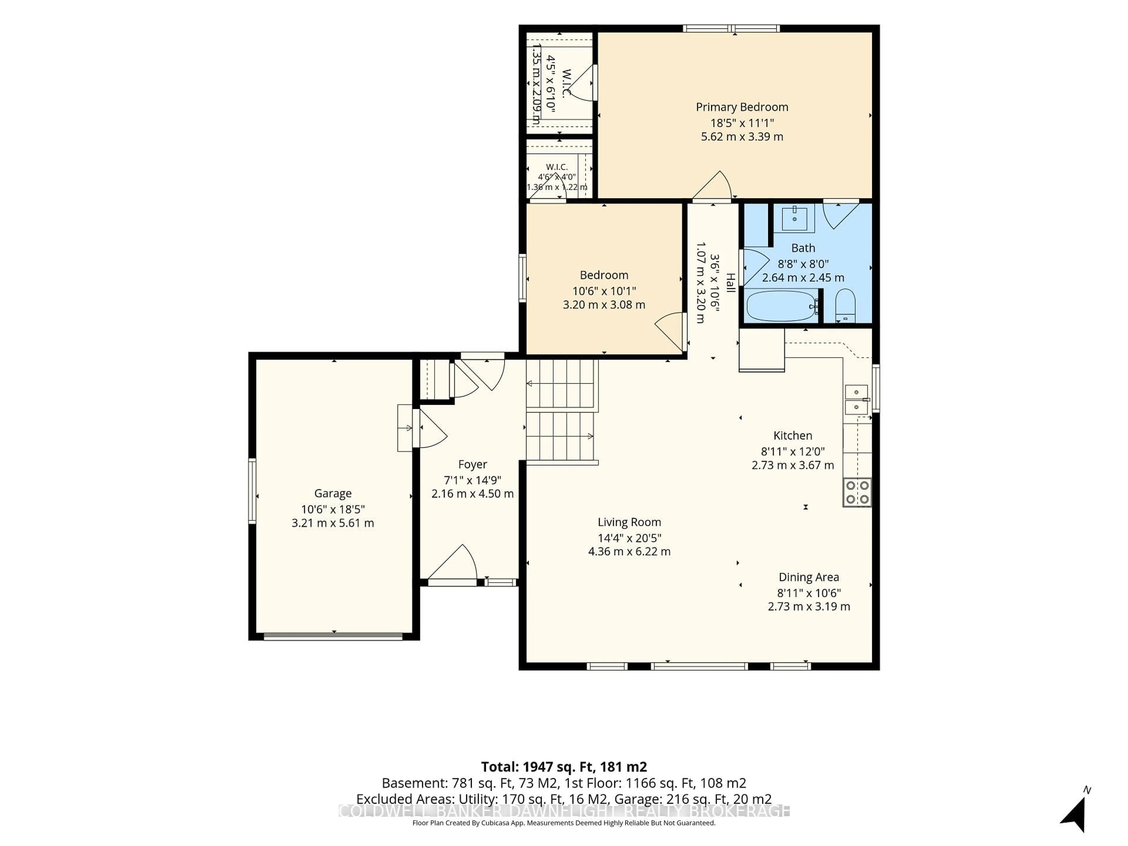 Floor plan for 62 George St, South Huron Ontario N0M 1S3