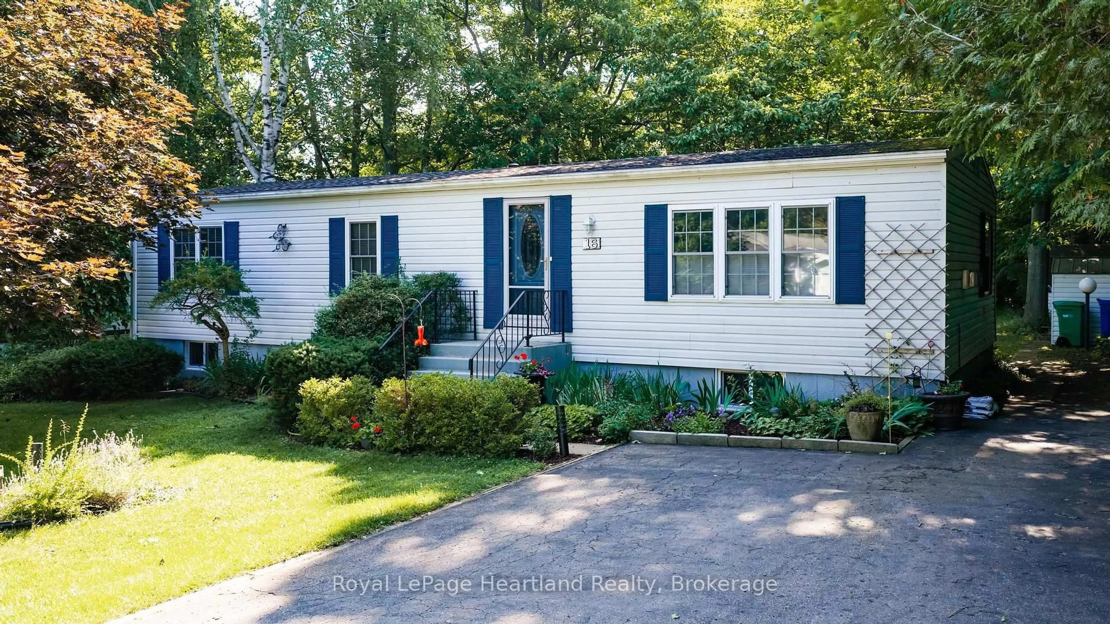 Home with vinyl exterior material, street for 16 Huron Lane, Ashfield-Colborne-Wawanosh Ontario N7A 3Y2