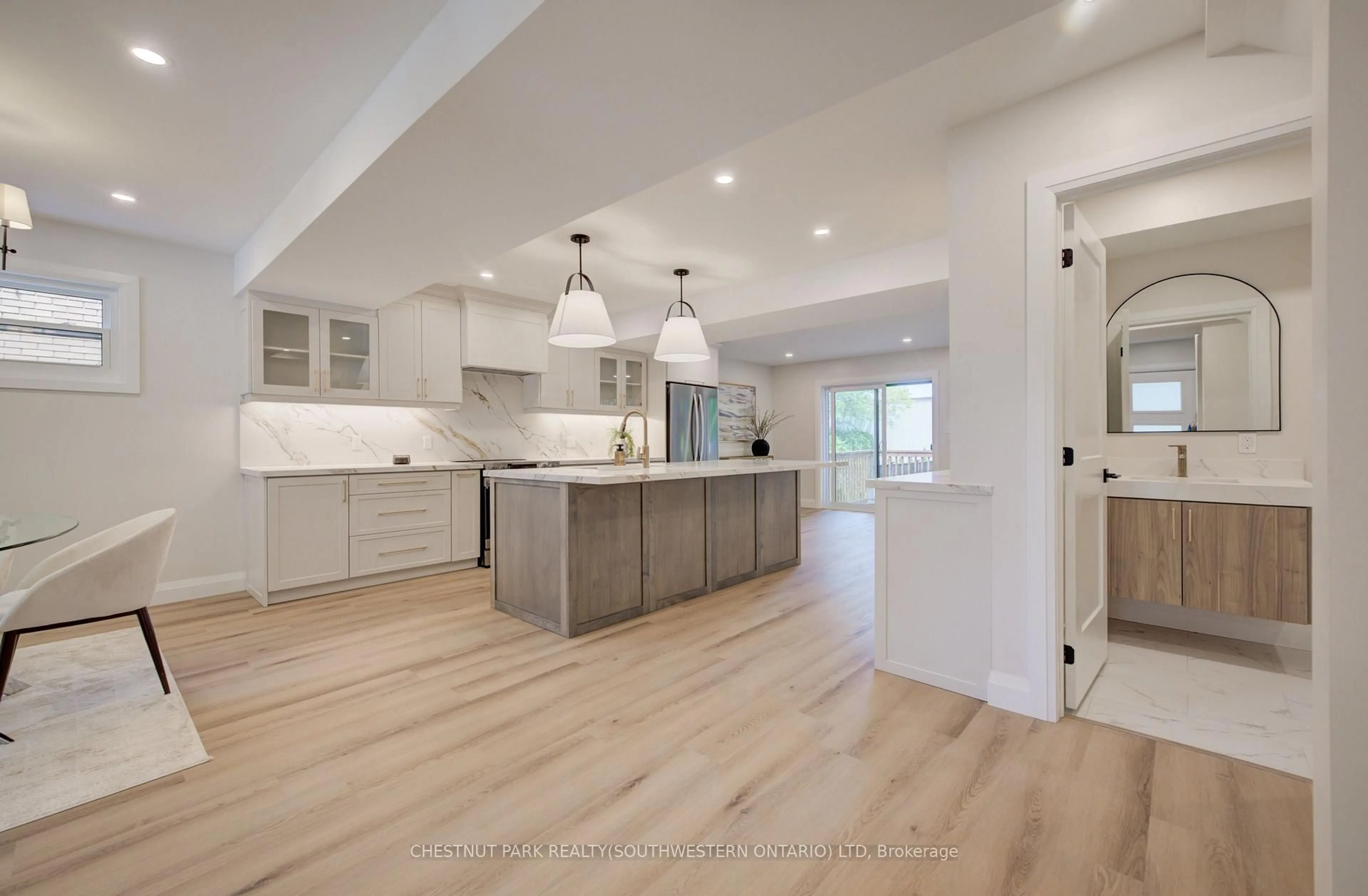 Open concept kitchen, unknown for 34 Moore Ave, Waterloo Ontario N2J 3E5