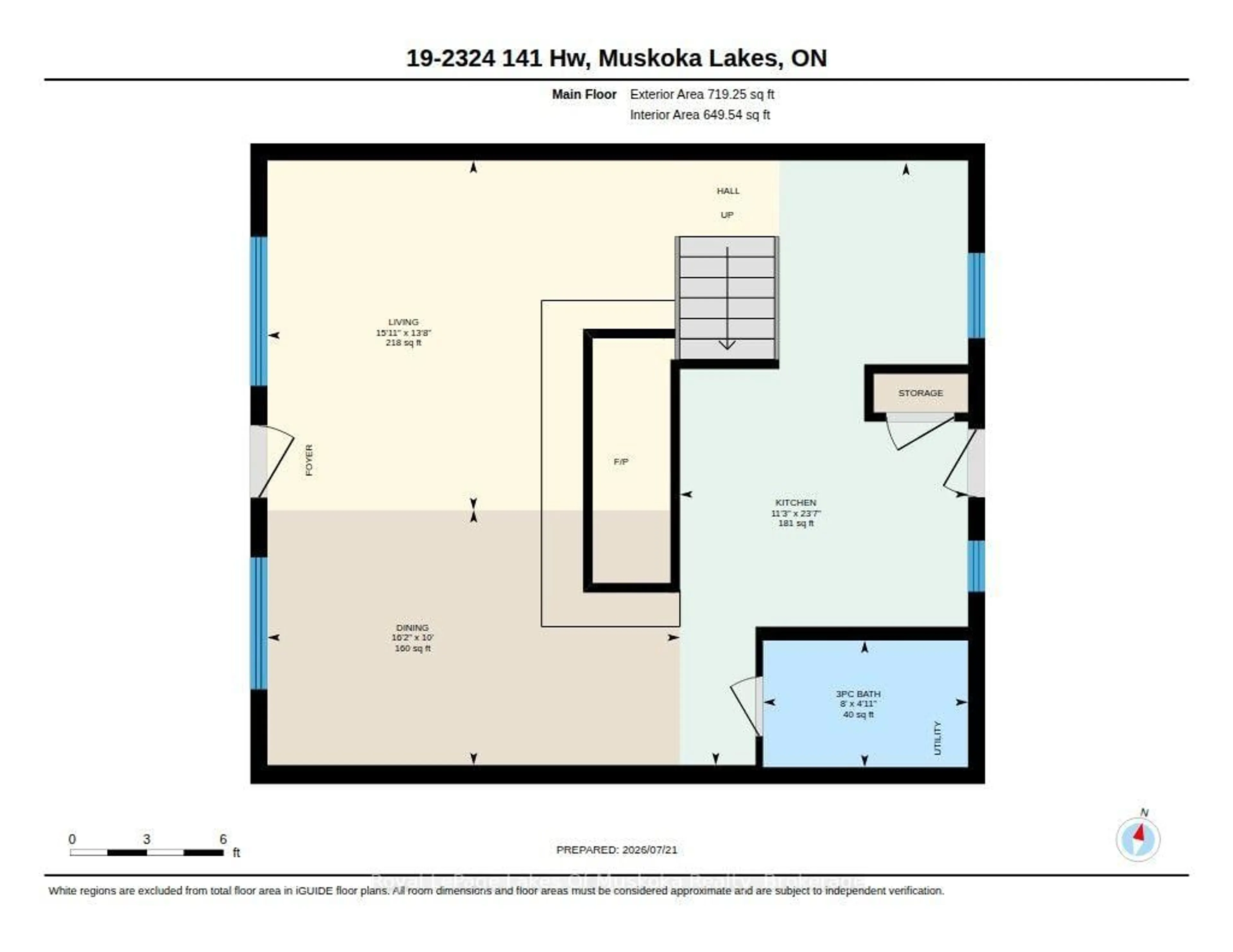 Floor plan for 2324 Highway 141 Highway #unit 19, Muskoka Lakes Ontario P0B 1M0