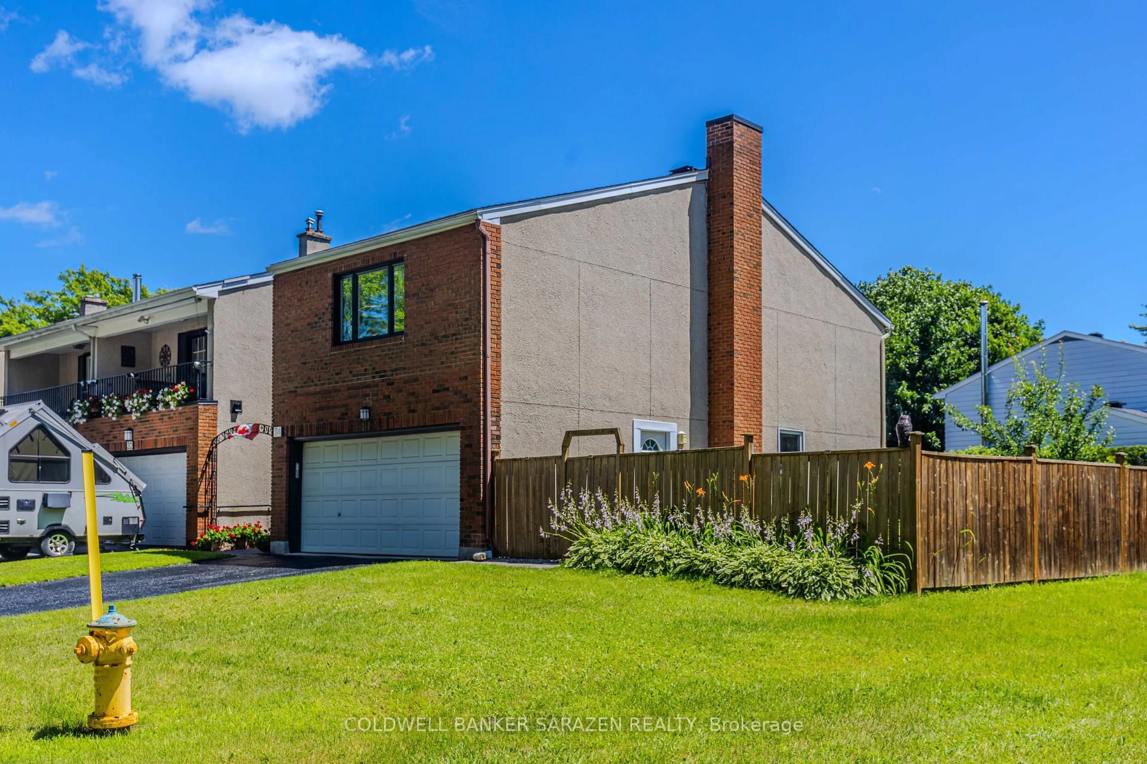 Home with brick exterior material, street for 34 Hobart Cres, Ottawa Ontario K2H 5S4