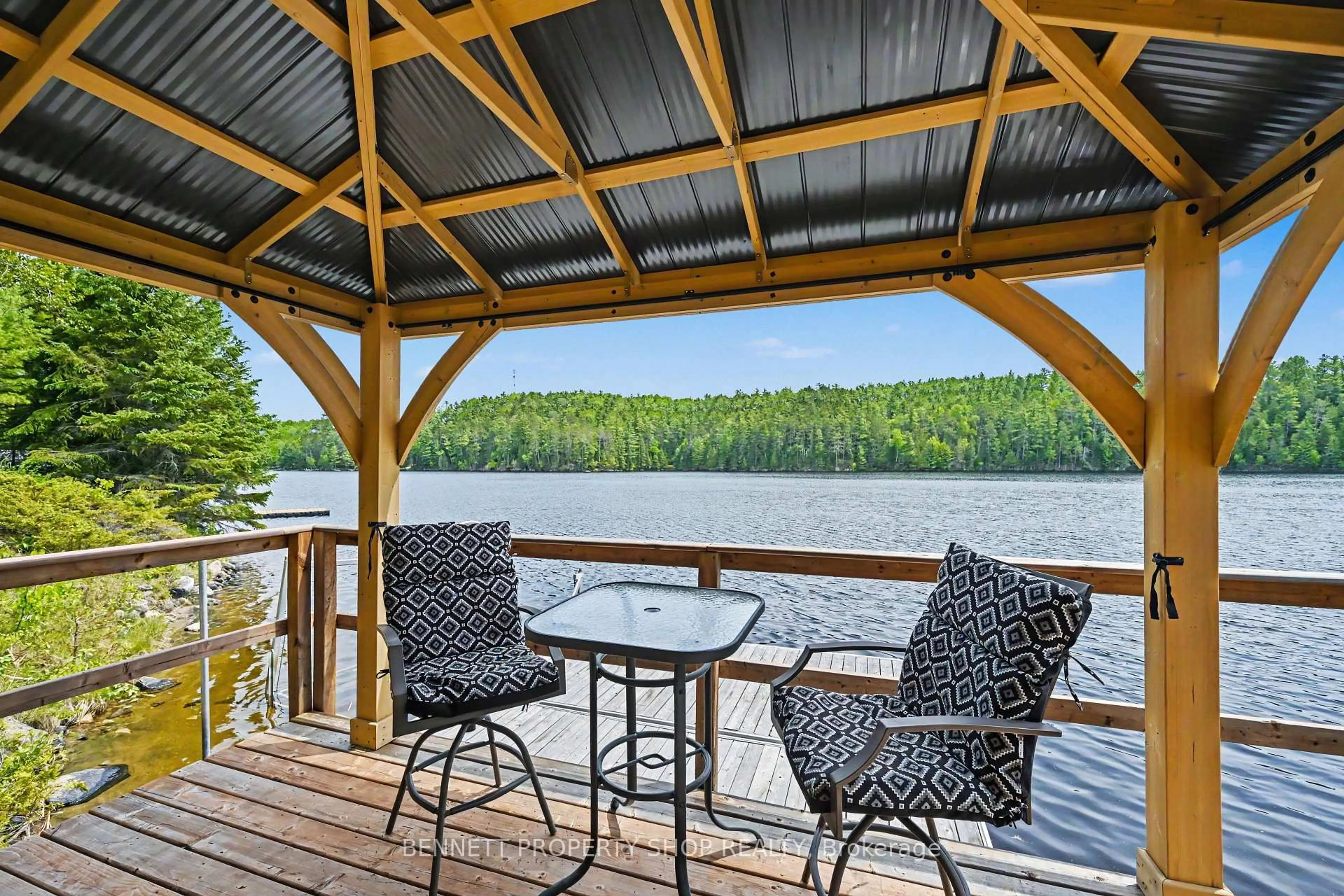 Patio, water/lake/river/ocean view for 515 Graphite Bay Rd, Calabogie Ontario K0J 1H0