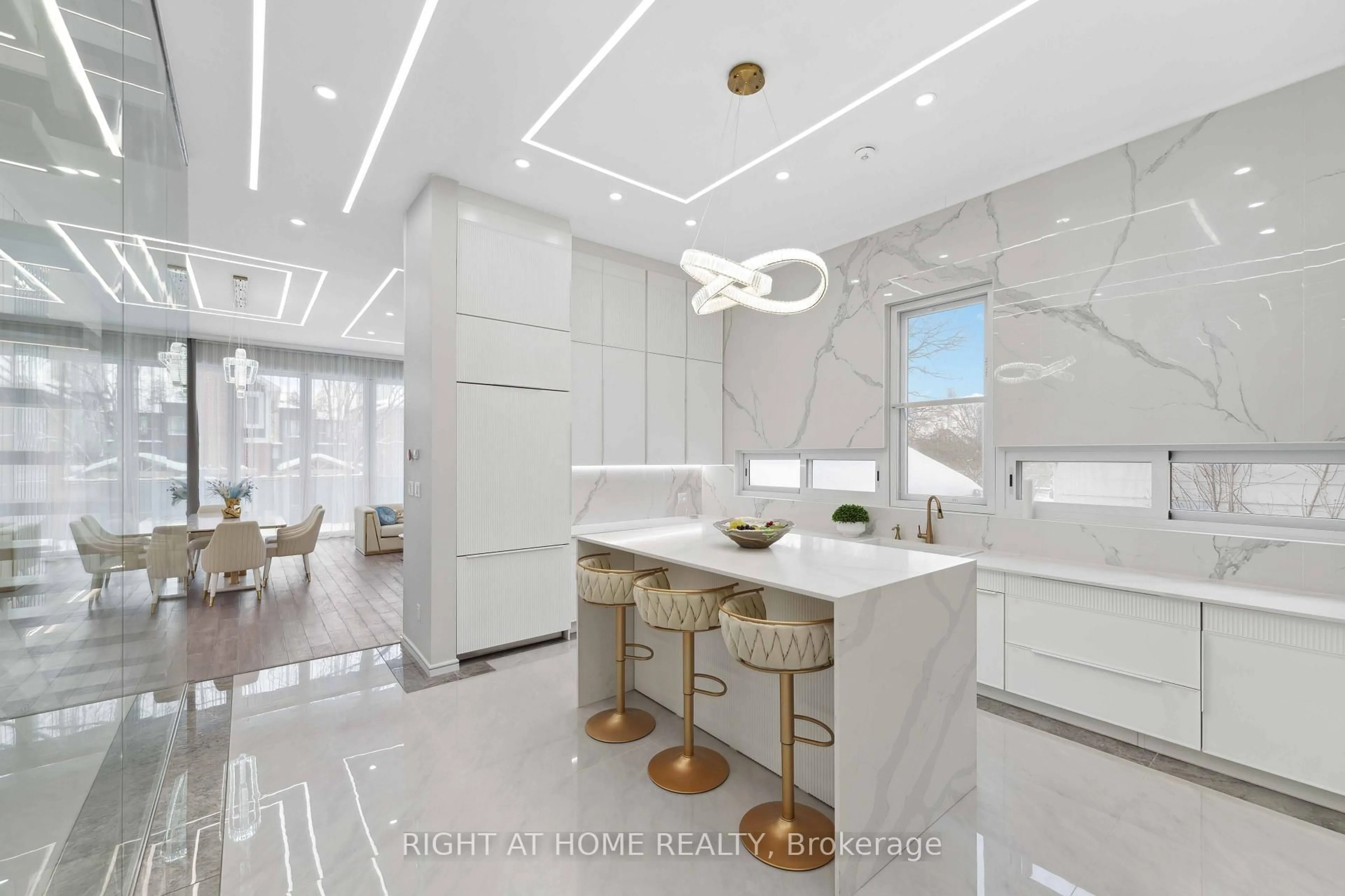 Open concept kitchen, ceramic/tile floor for 256 Northwestern Ave, Ottawa Ontario K1Y 0M3