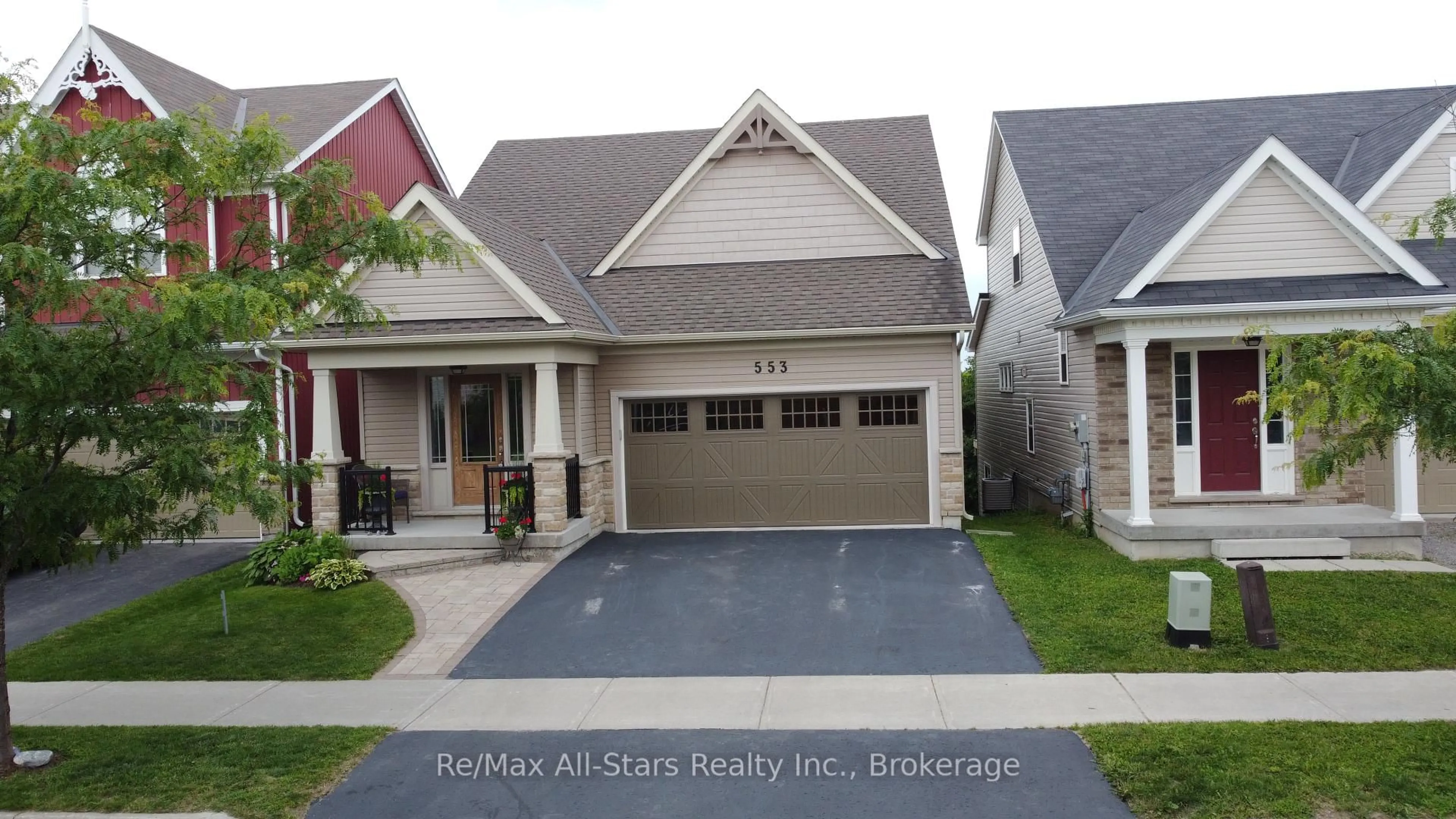 Home with vinyl exterior material, street for 553 Grange Way, Peterborough Ontario K9H 7M9