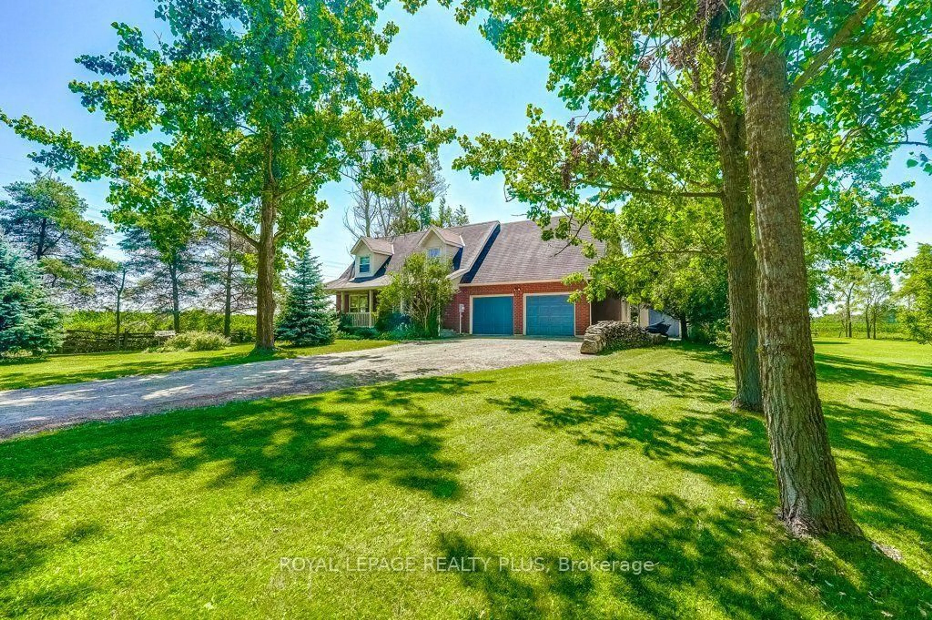 A pic from outside/outdoor area/front of a property/back of a property/a pic from drone, street for 242106 Concession Rd 2-3 Rd, East Luther Grand Valley Ontario L9W 0R9