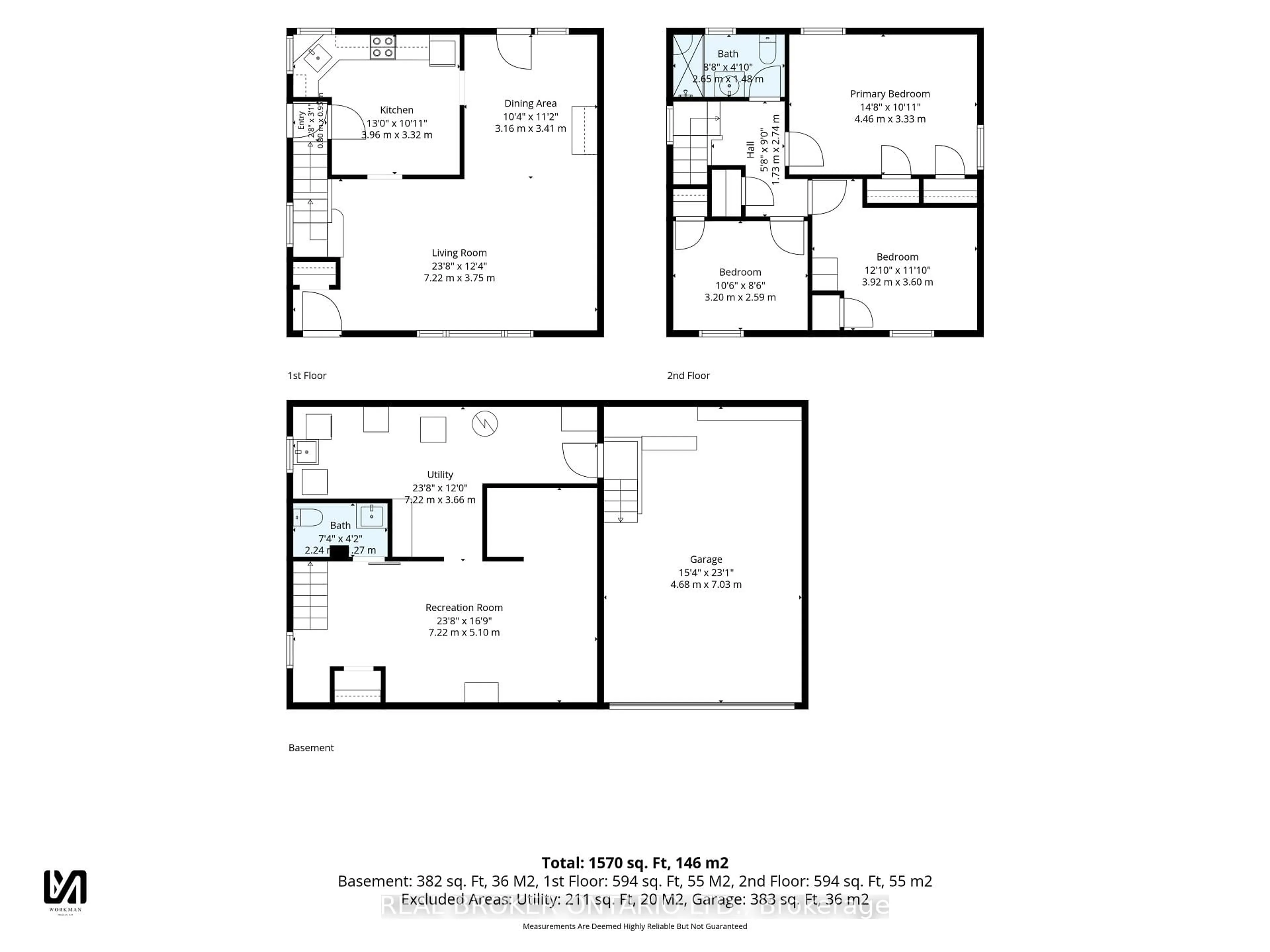 Floor plan for 6612 Stamford Green Dr, Niagara Falls Ontario L2J 1T8