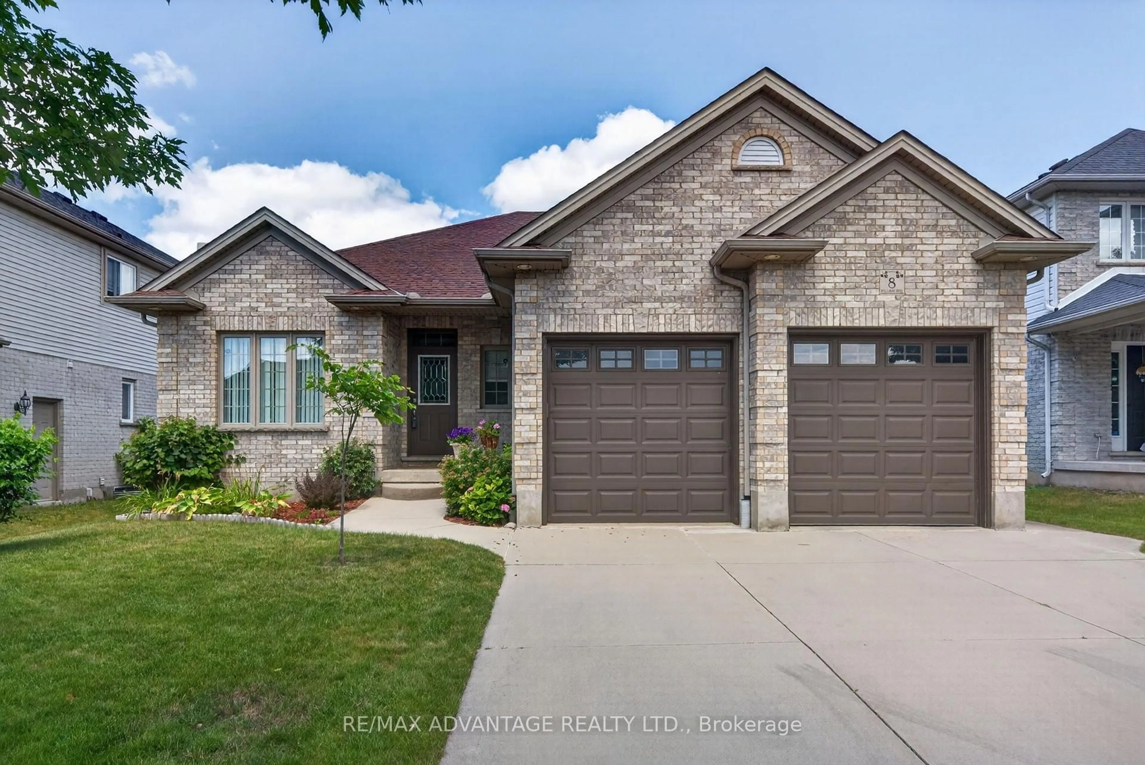Home with brick exterior material, street for 8 Willard Cres, Middlesex Centre Ontario N0L 1R0