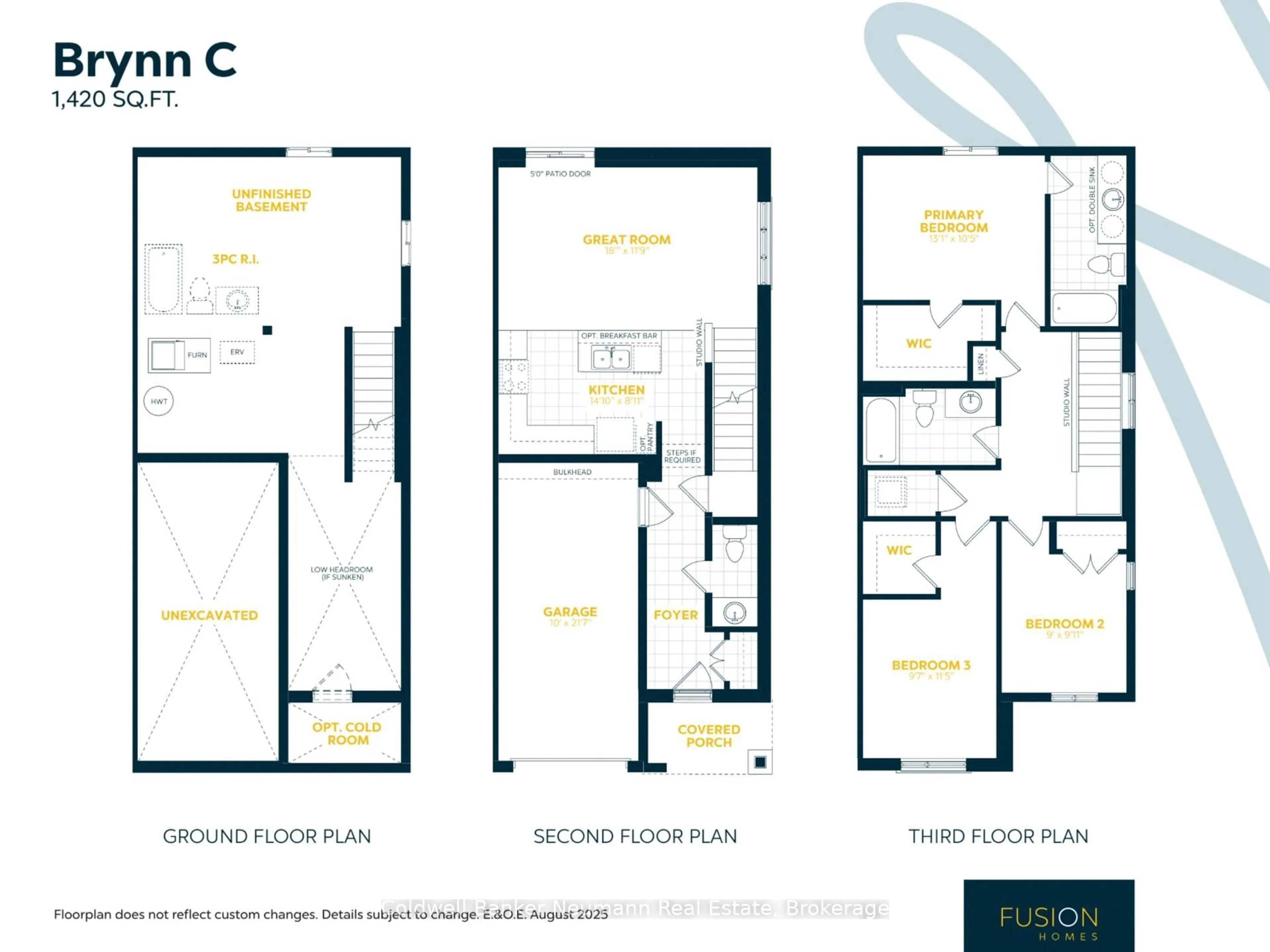 Floor plan for 21 Cadence Common, Cambridge Ontario N3C 1A5