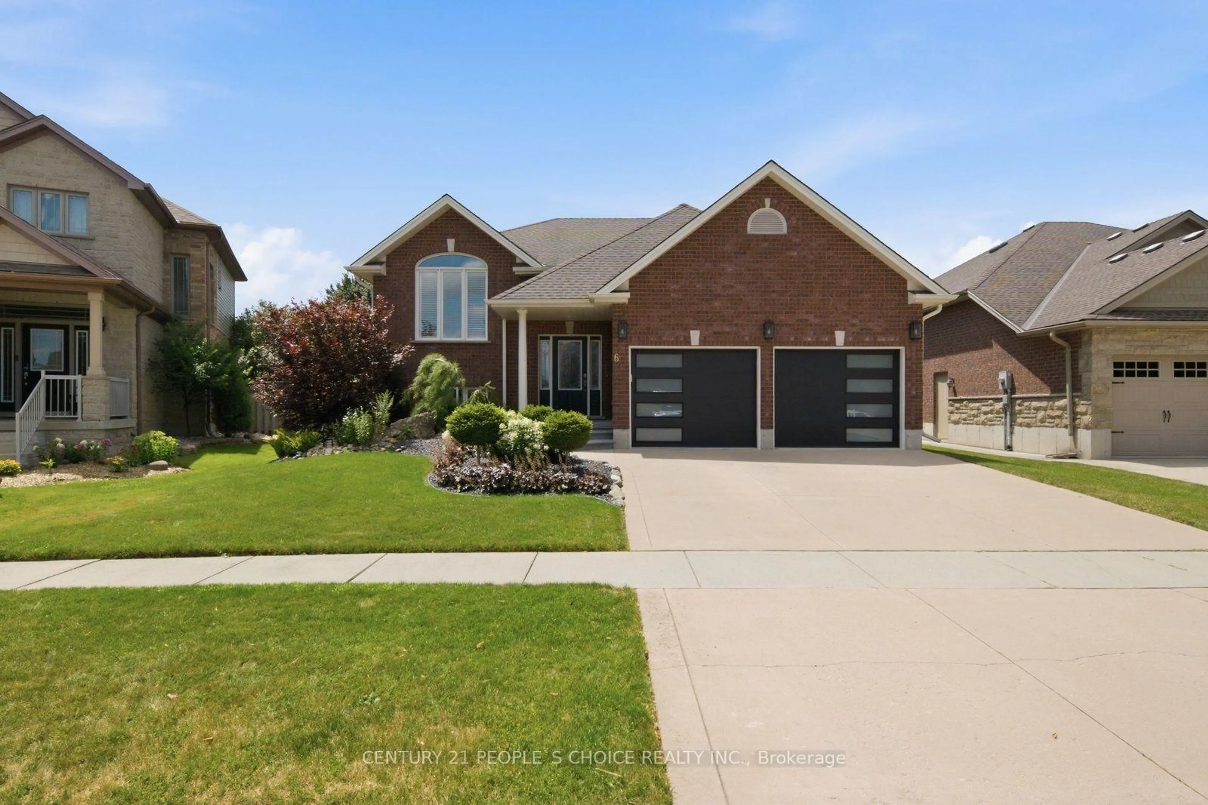 Home with brick exterior material, street for 6 Westview Crt, Woodstock Ontario N4T 0B8