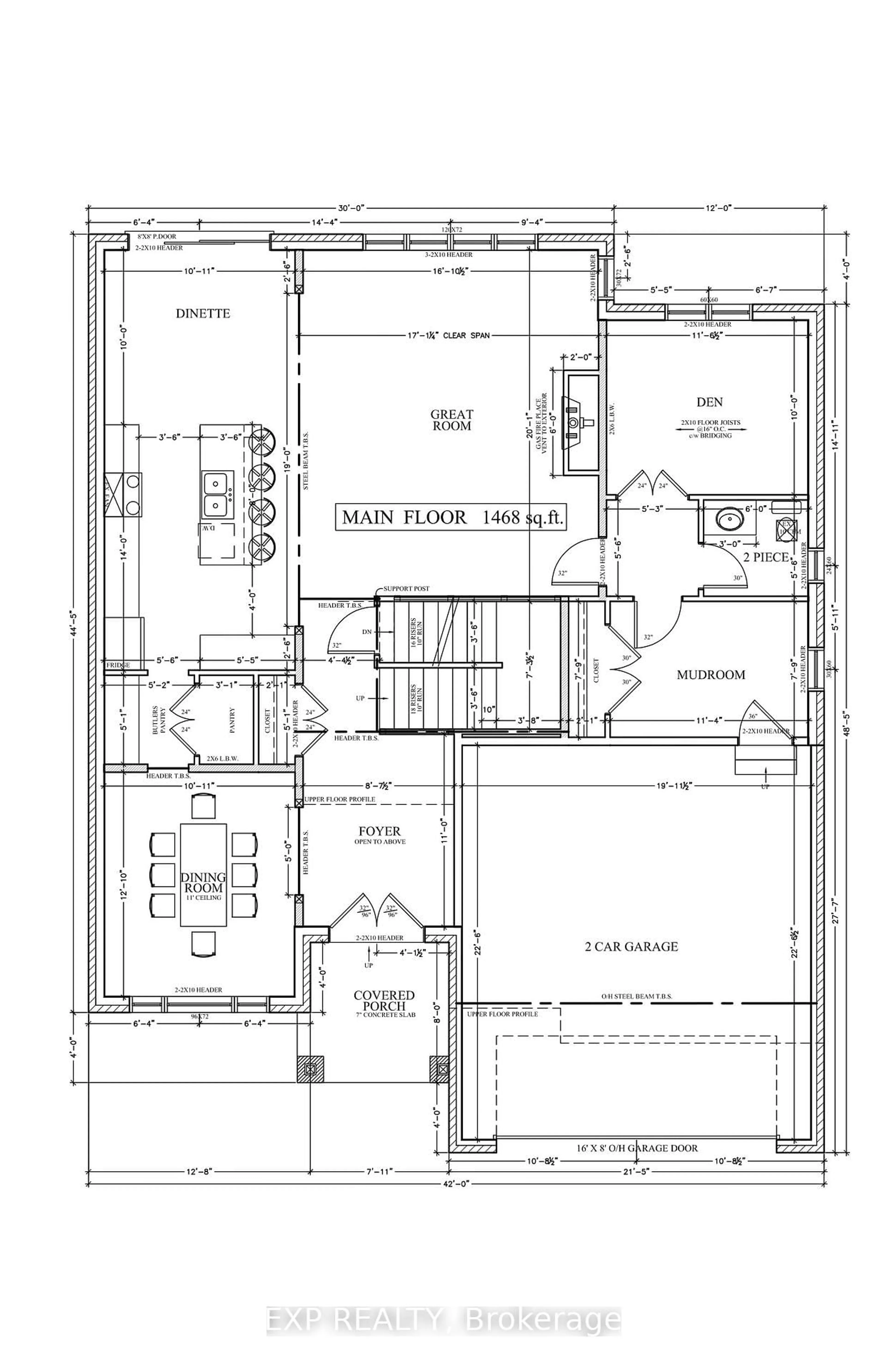 Floor plan for 116 Locky Lane, Middlesex Centre Ontario N0L 1R0