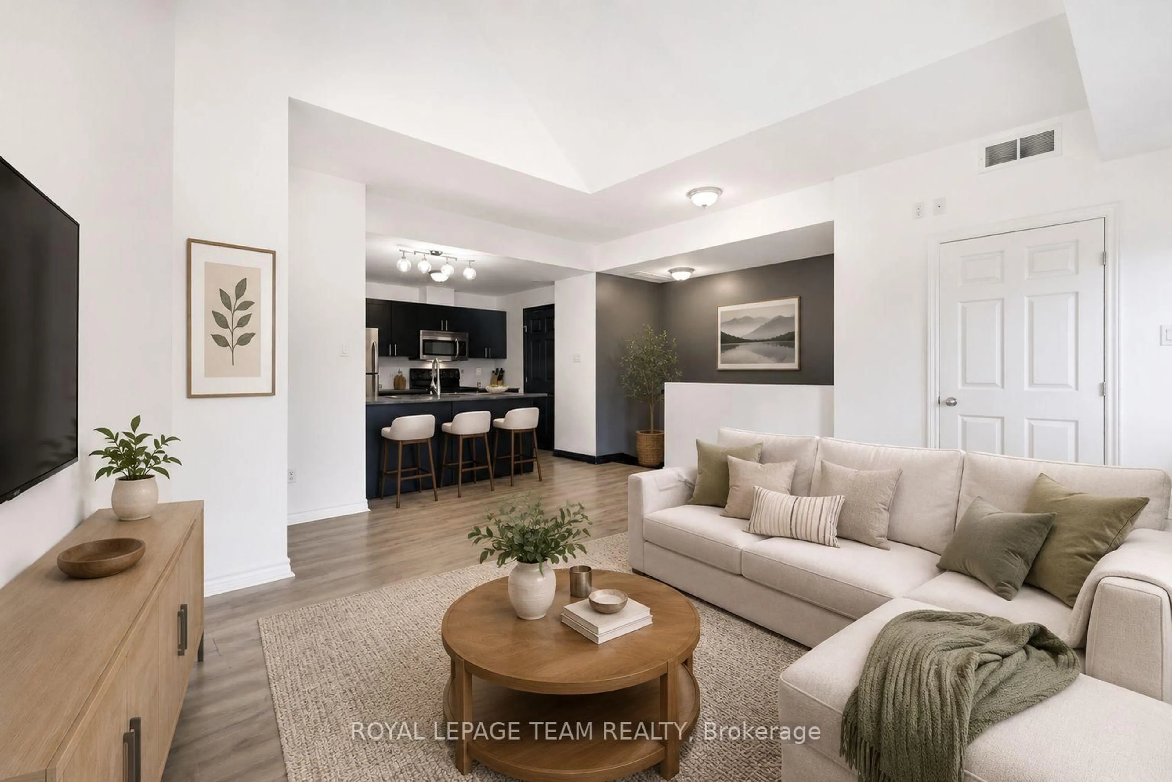 Living room with furniture, unknown for 769 Cedar Creek Dr #I, Ottawa Ontario K1T 0B3