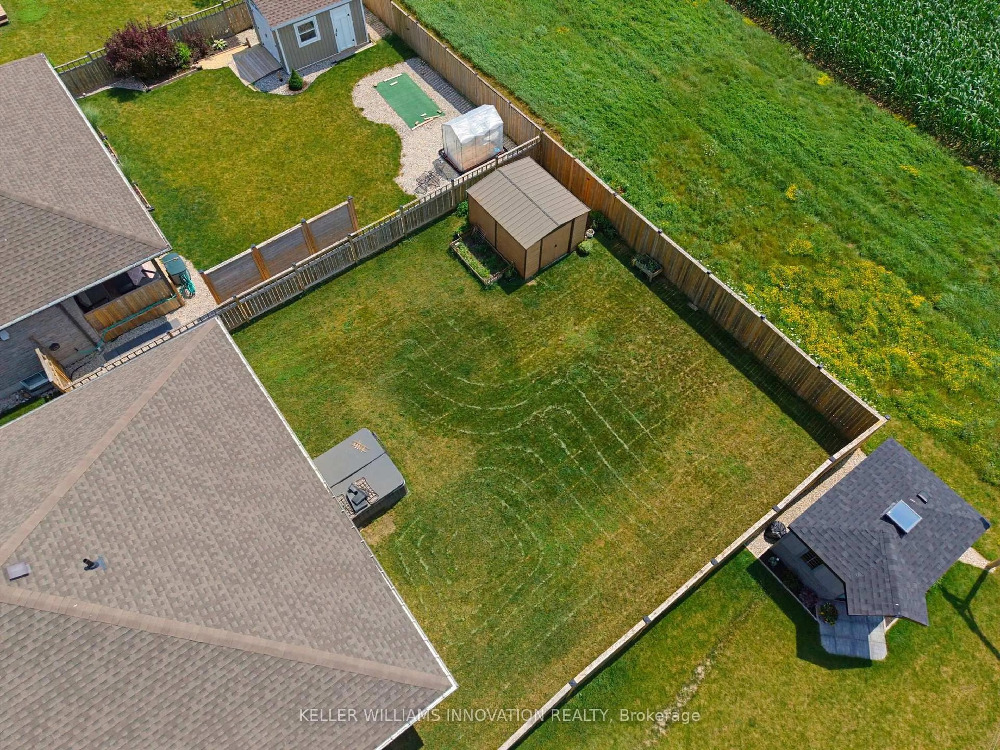 A pic from outside/outdoor area/front of a property/back of a property/a pic from drone, street for 200 Krotz St, North Perth Ontario N4W 0E1
