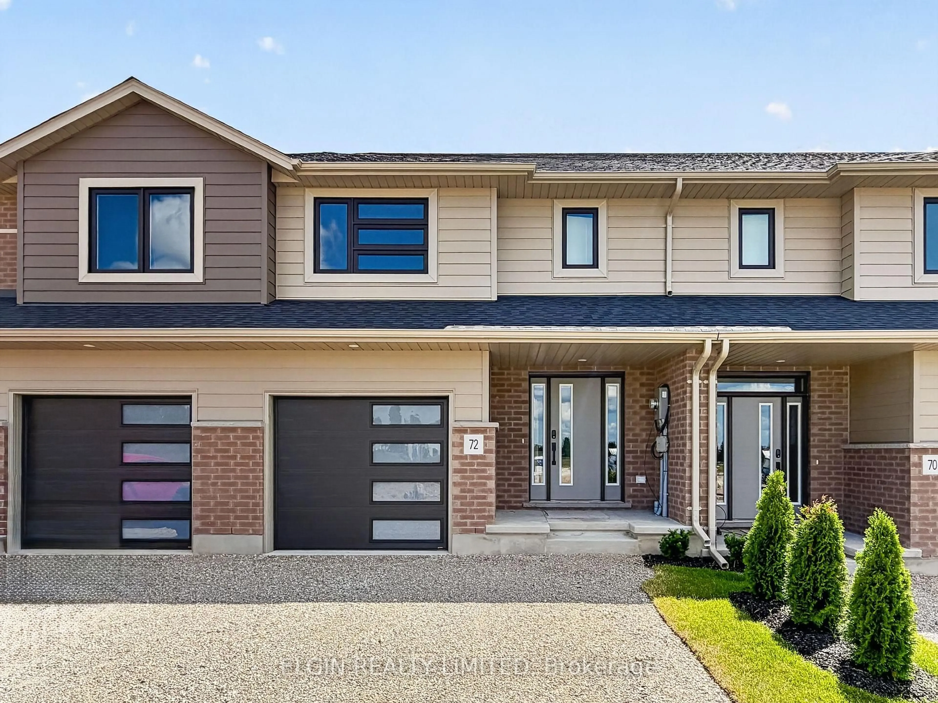 Home with brick exterior material, street for 72 Woodcock Dr, Tillsonburg Ontario N4G 0L9