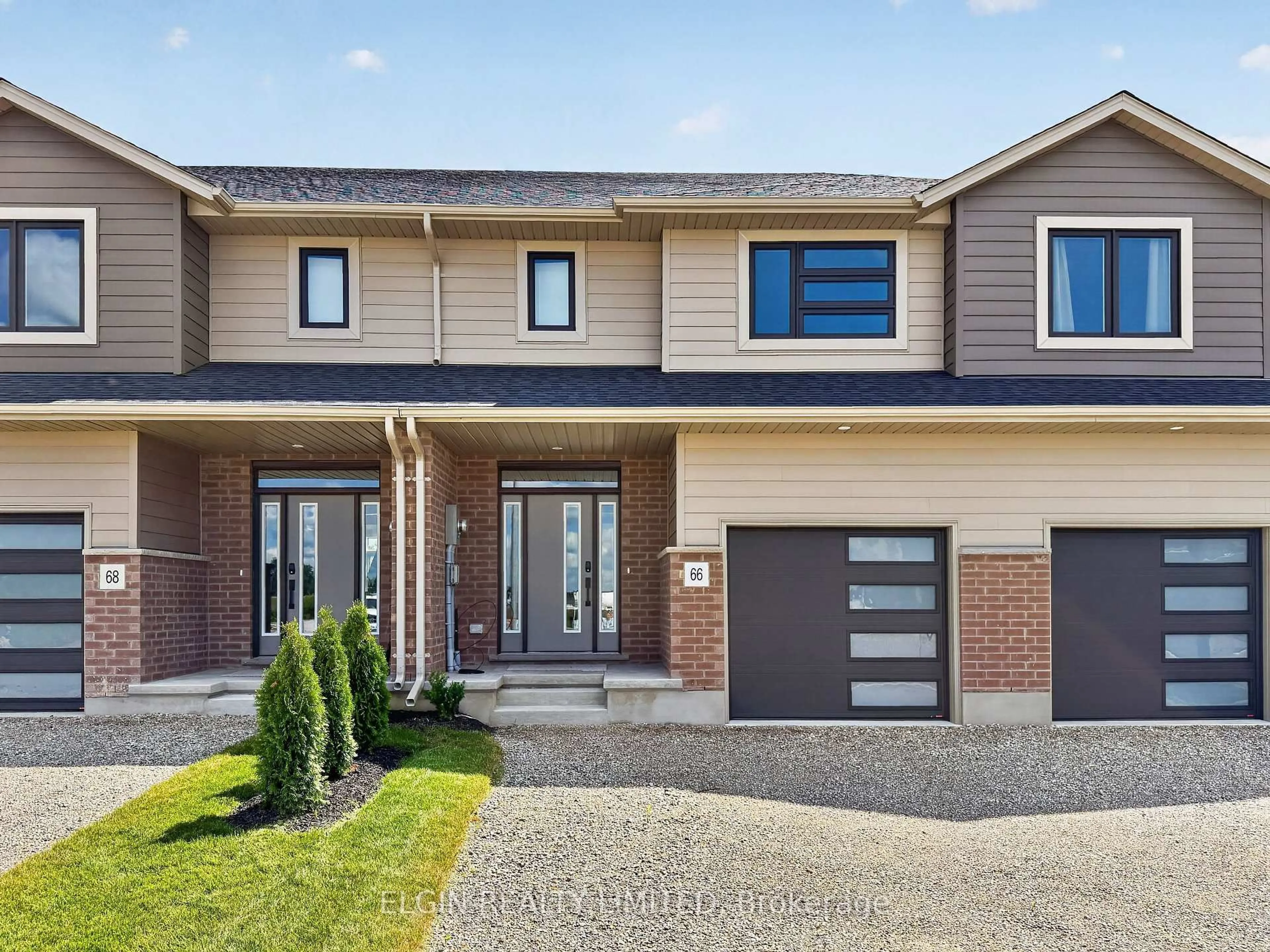 Home with brick exterior material, street for 66 Woodcock Dr, Tillsonburg Ontario N4G 0L9