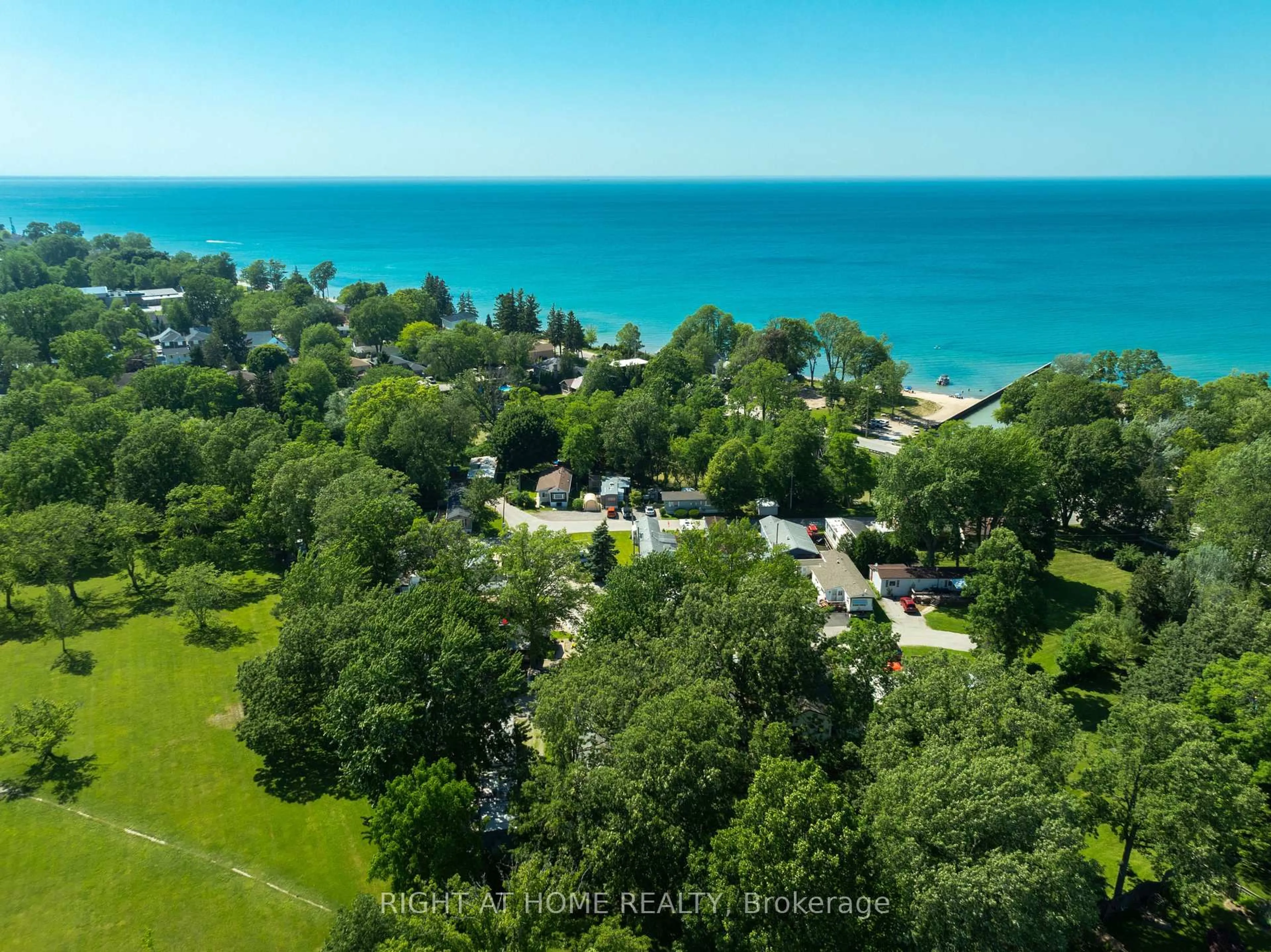 A pic from outside/outdoor area/front of a property/back of a property/a pic from drone, water/lake/river/ocean view for 2891 OLD LAKESHORE Rd, Sarnia Ontario N0N 1C0