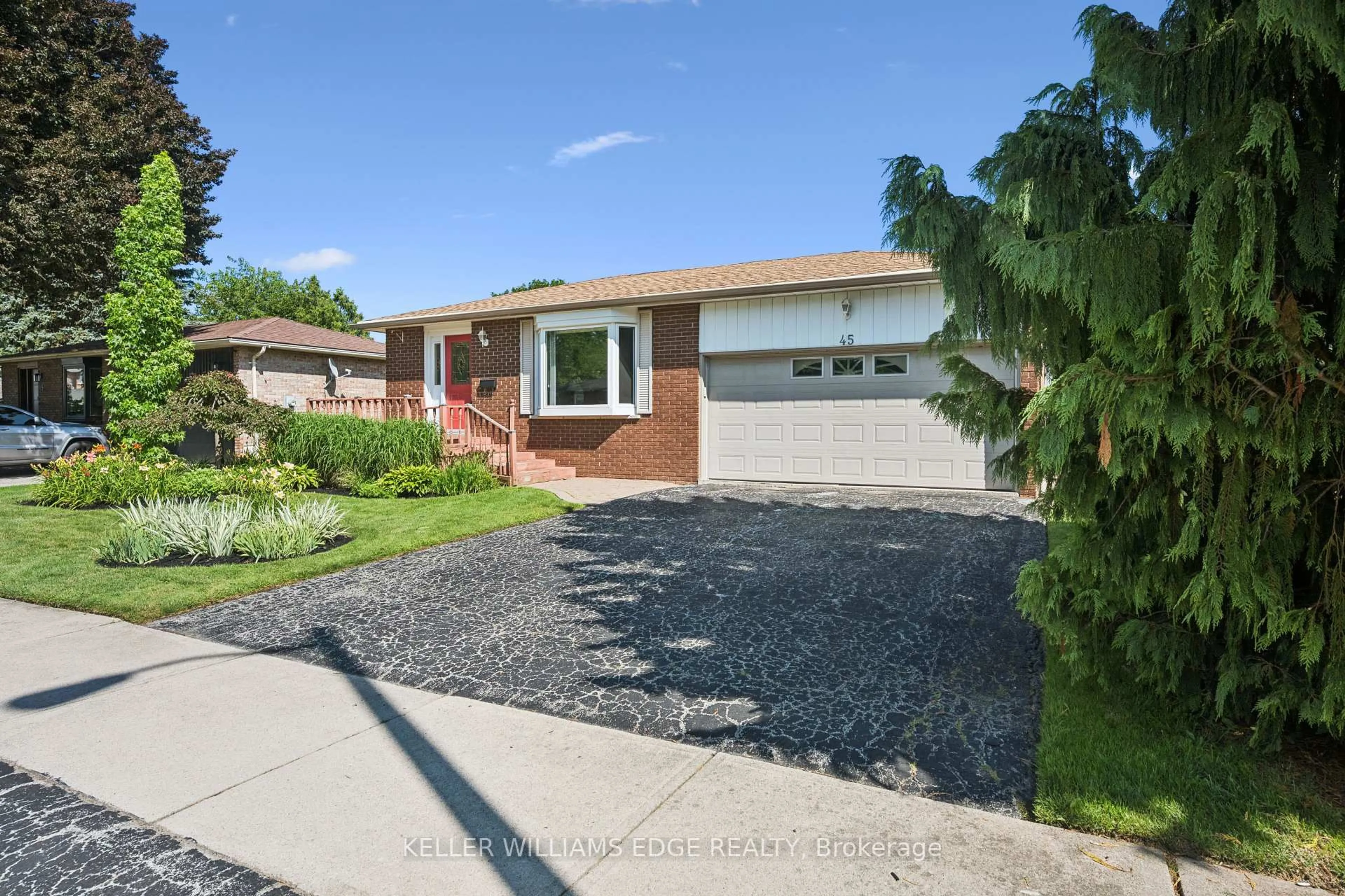 Home with brick exterior material, street for 45 Milverton Clse, Hamilton Ontario L8B 0A9