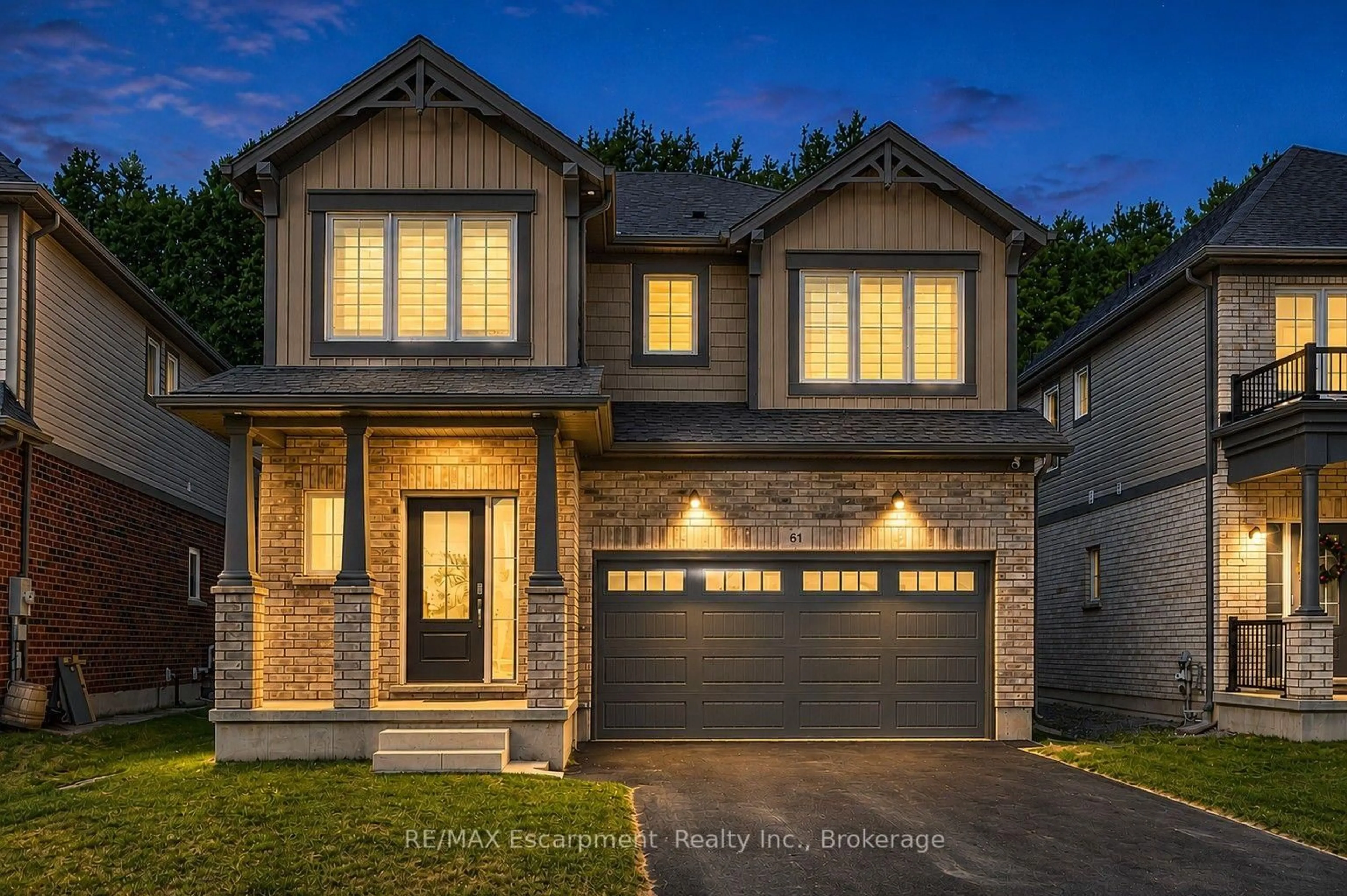 Home with brick exterior material, street for 61 Wilson Dr, Thorold Ontario L2V 0M4
