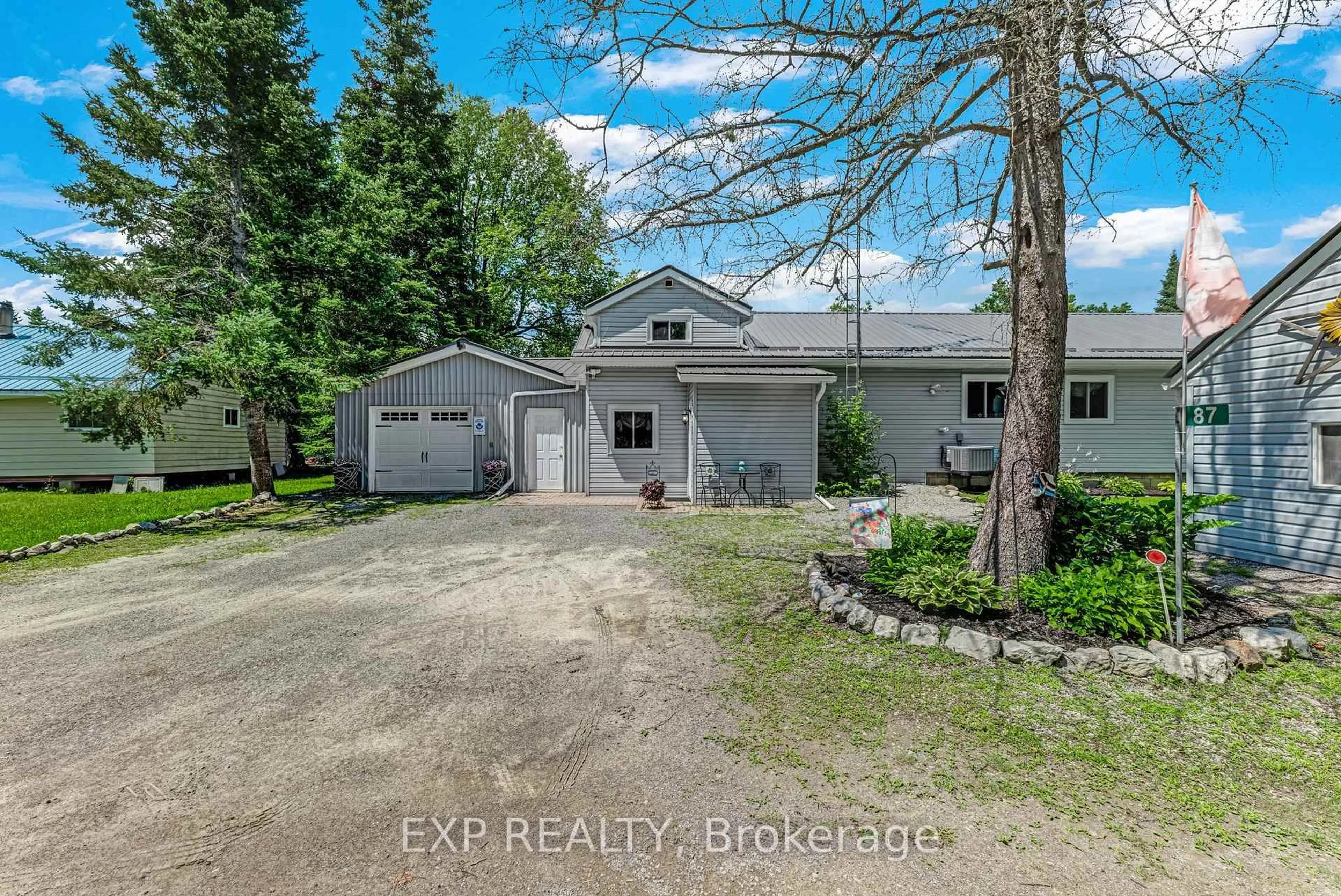 A pic from outside/outdoor area/front of a property/back of a property/a pic from drone, unknown for 87 Superior Rd, Kawartha Lakes Ontario K0M 1N0