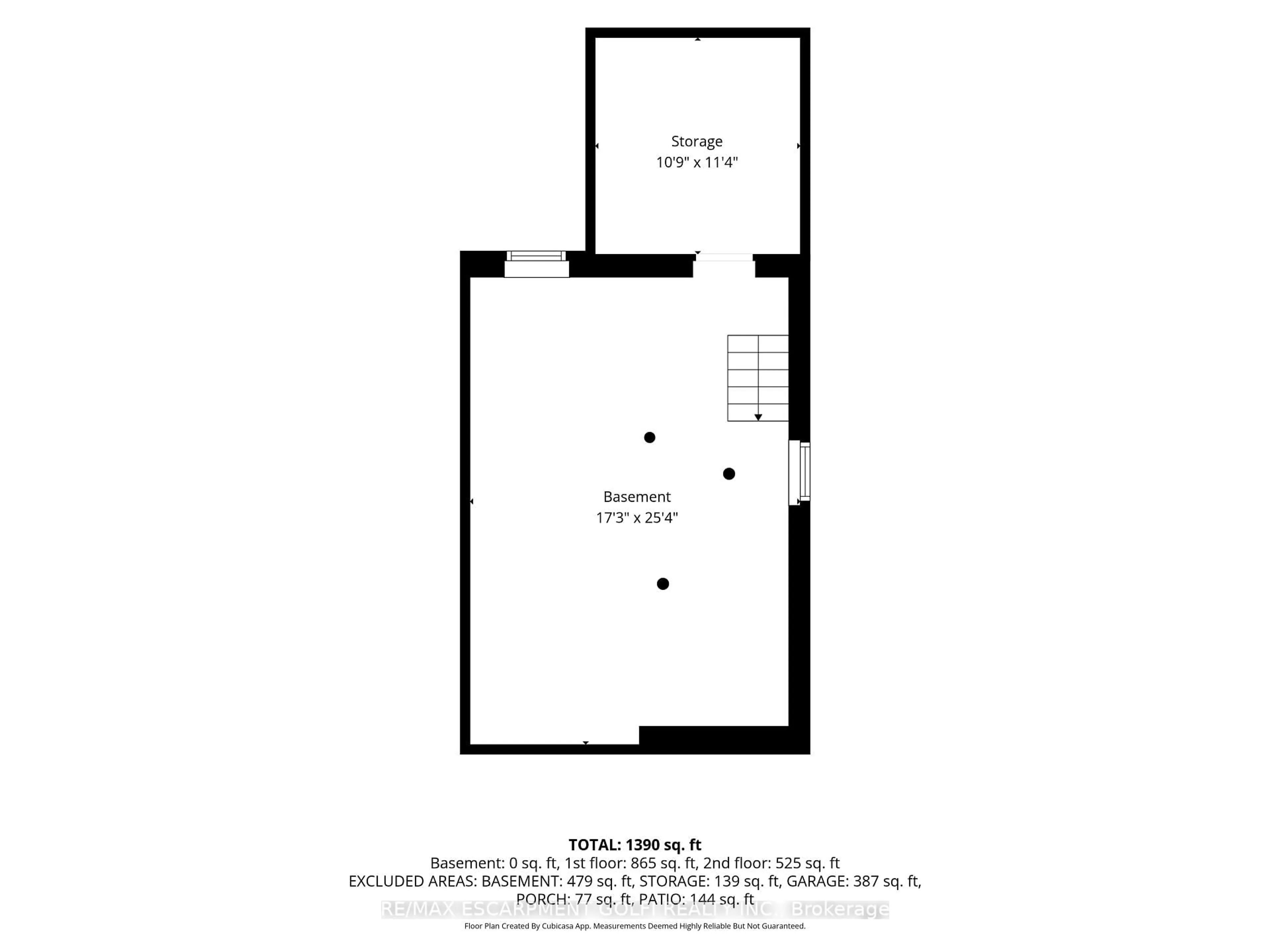 Floor plan for 100 Chestnut Ave, Hamilton Ontario L8L 6K9