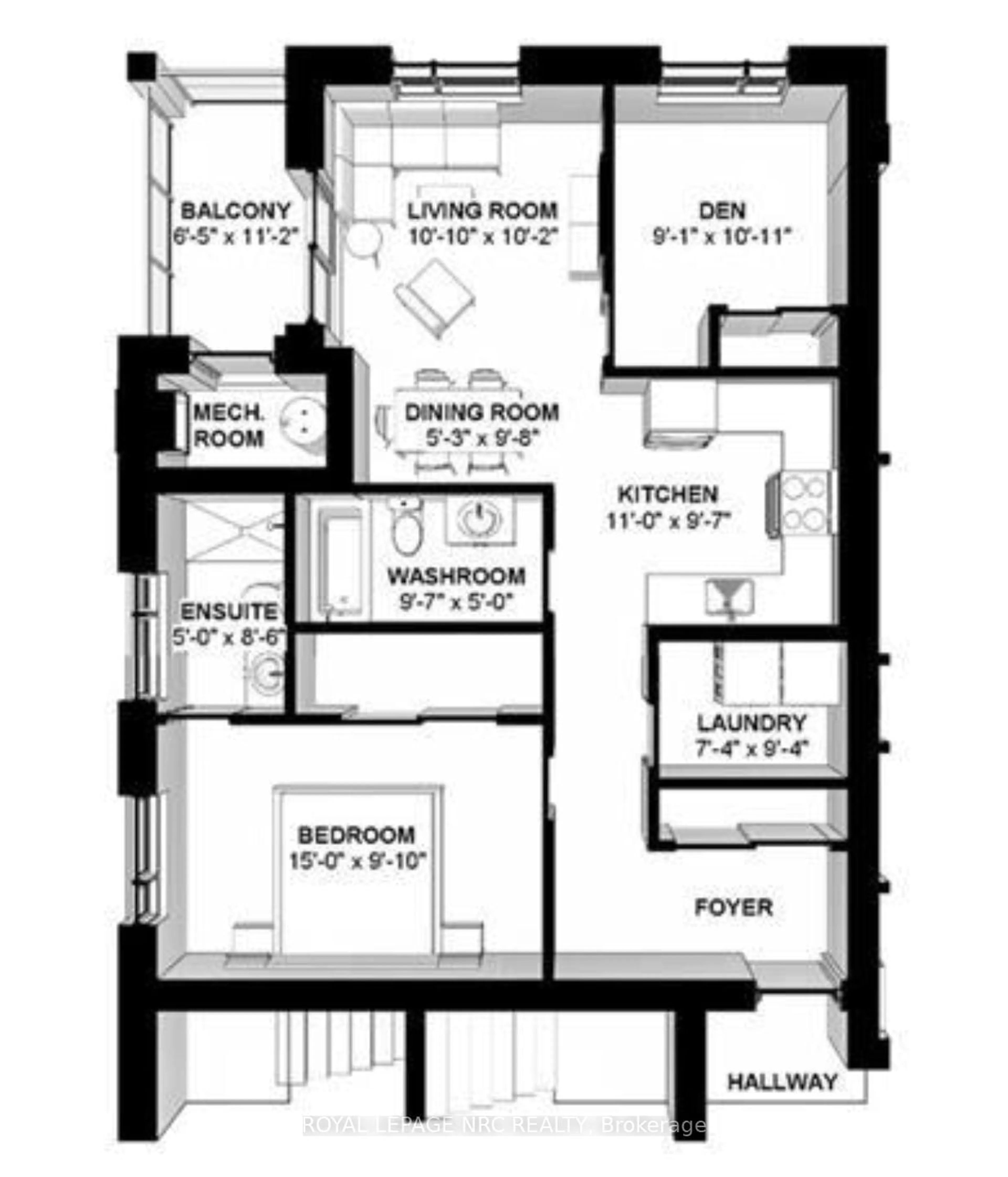 Floor plan for 529 South Pelham Rd #205, Welland Ontario L3C 0H7